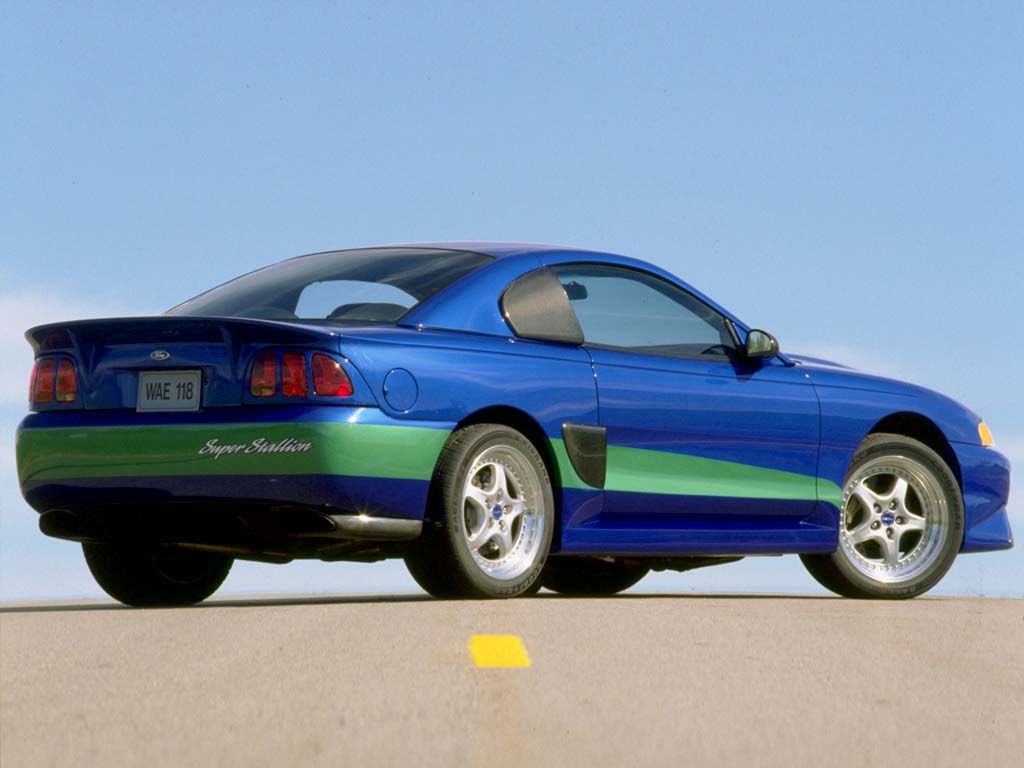 1997 Mustang Super Stallion on the road