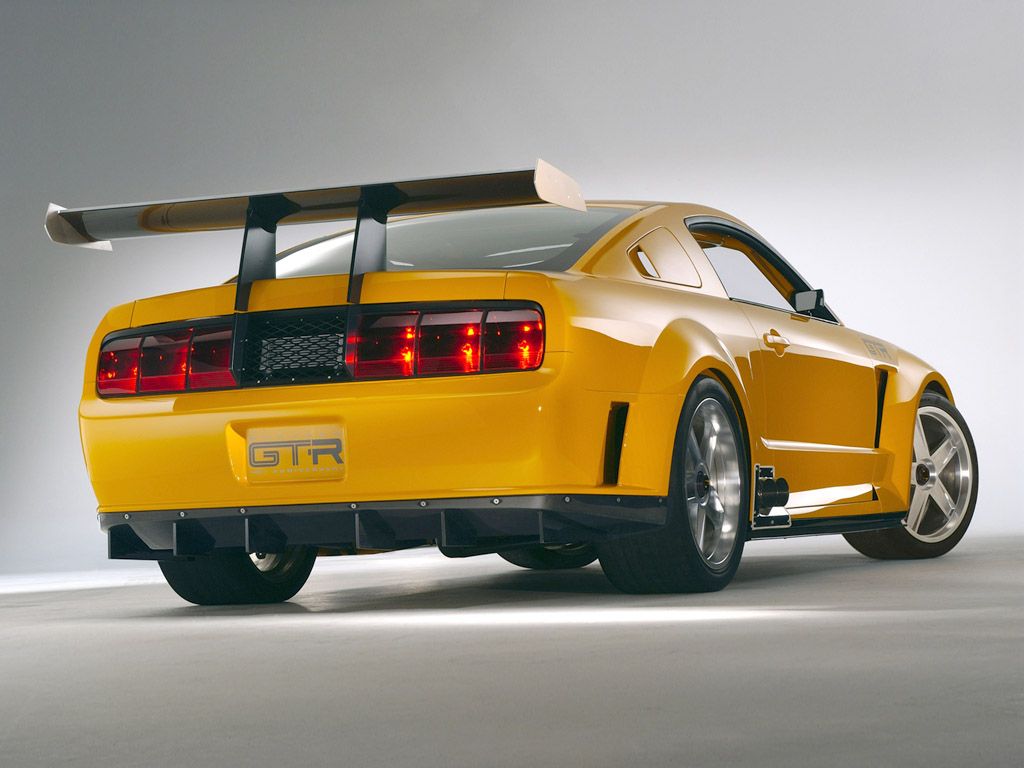 rear view of the 2004 Mustang GT-R