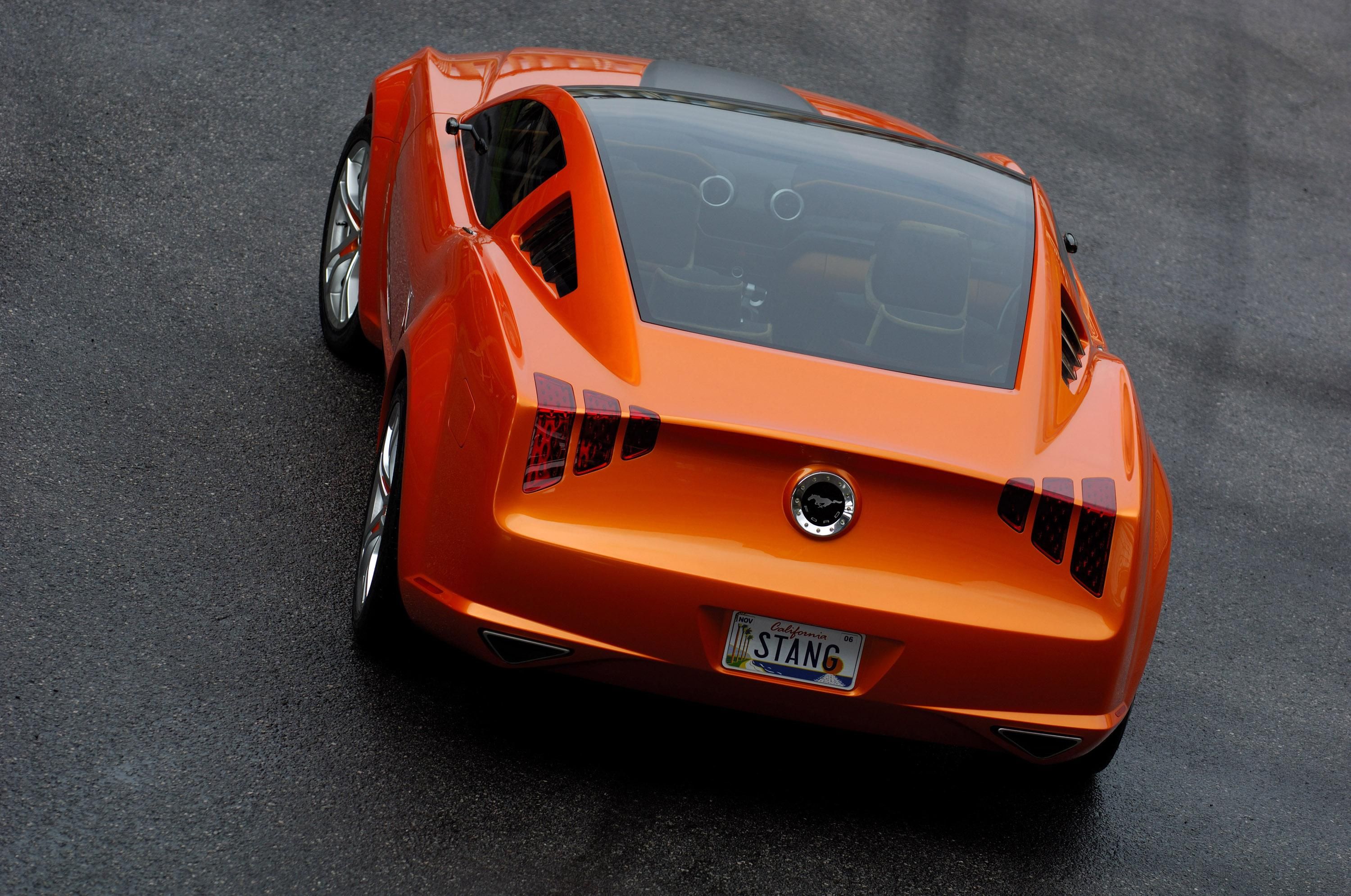 Ford Mustang Giugiaro Concept on the road