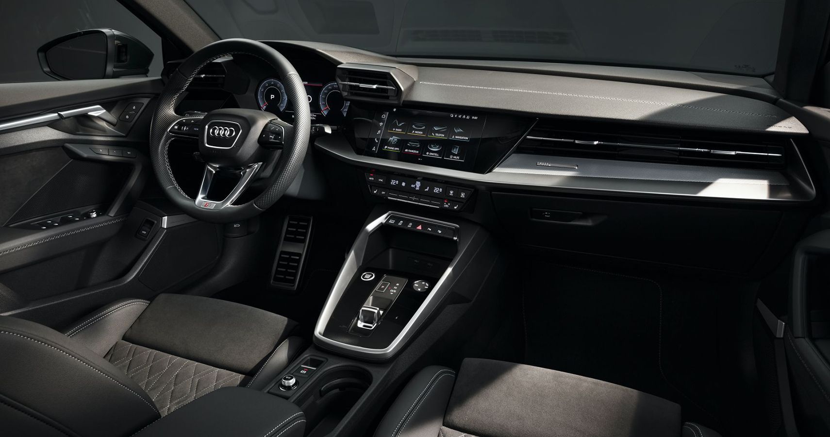 The A3’s Styling Is Now More Staid From The Inside, Taking Cues From The Larger A4 Sedan With A Little More Personality