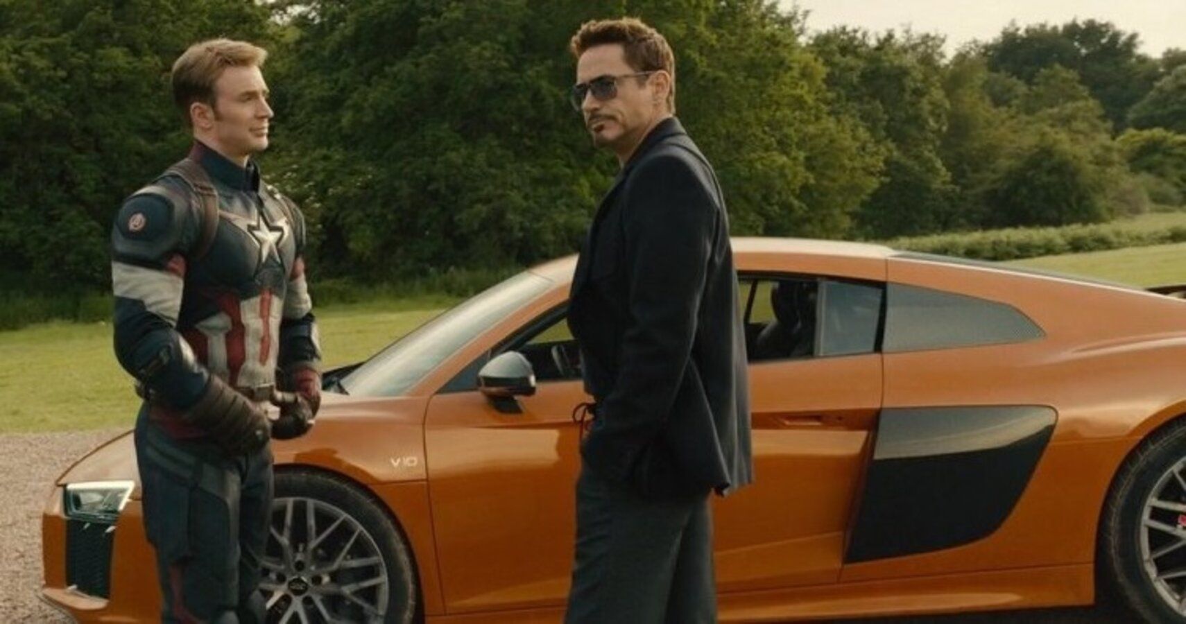 Audi R8 in Avengers: Age of Ultron