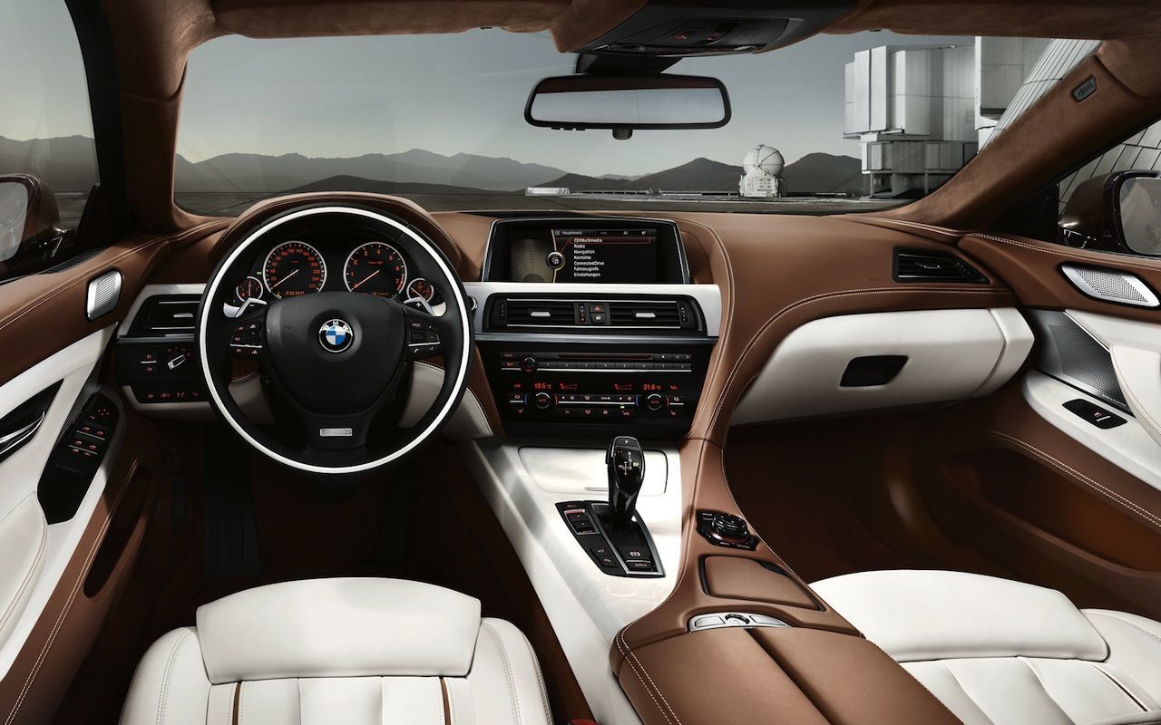 BMW 650 interior