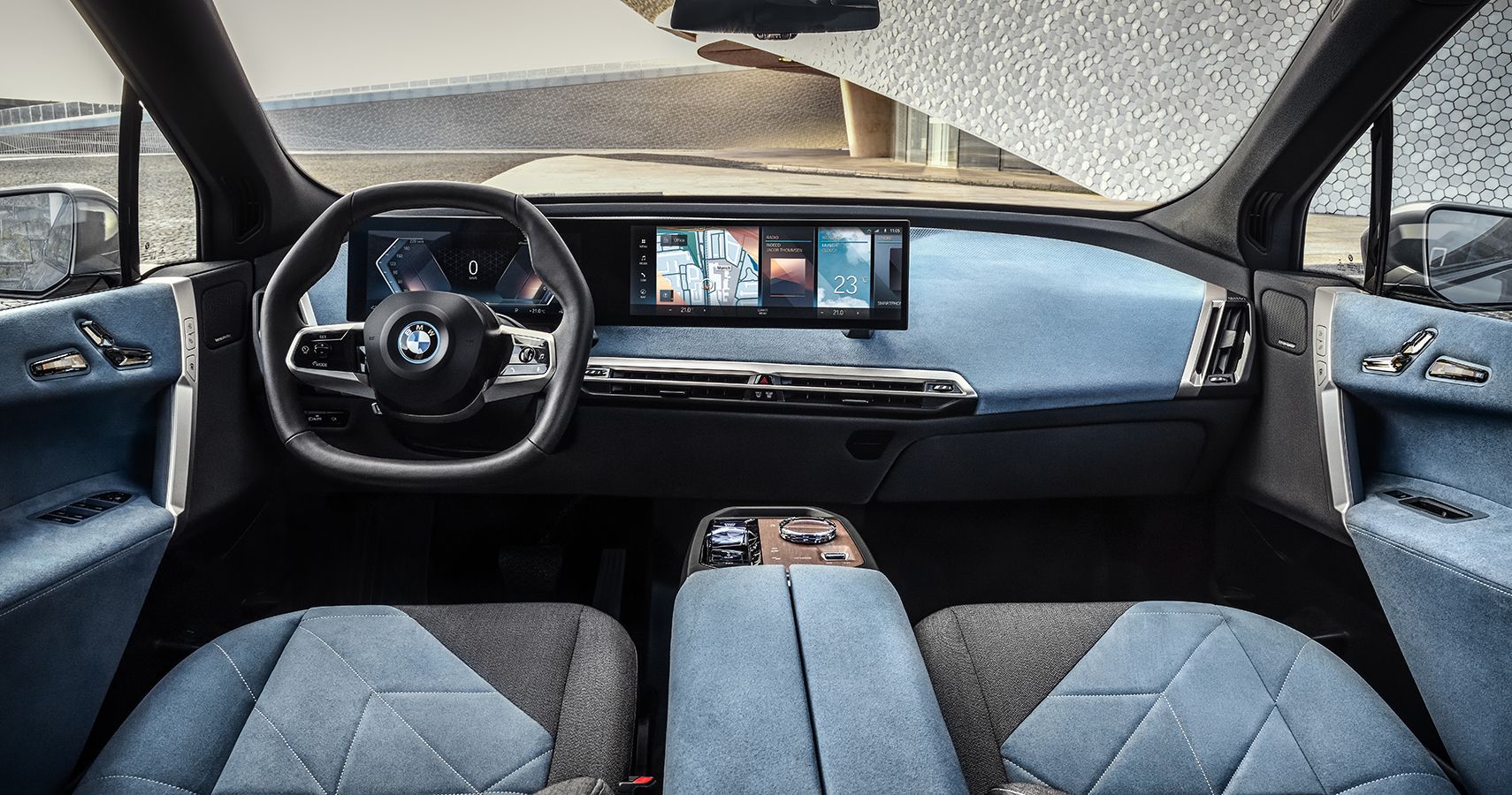 New BMW iX cabin
