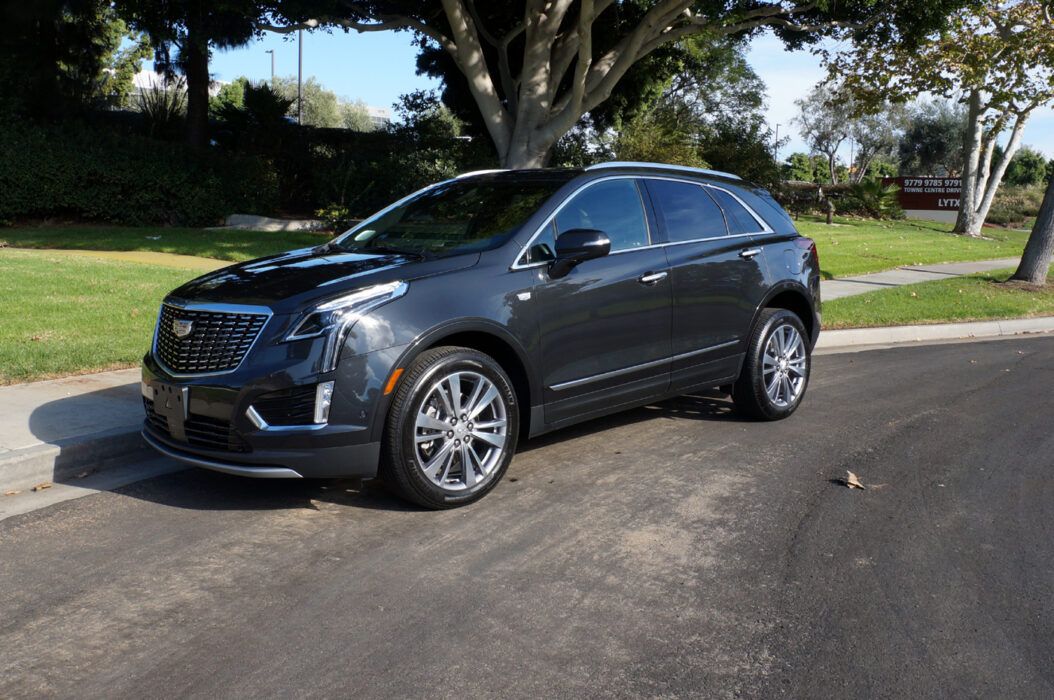 Cadillac XT5 parked on the road