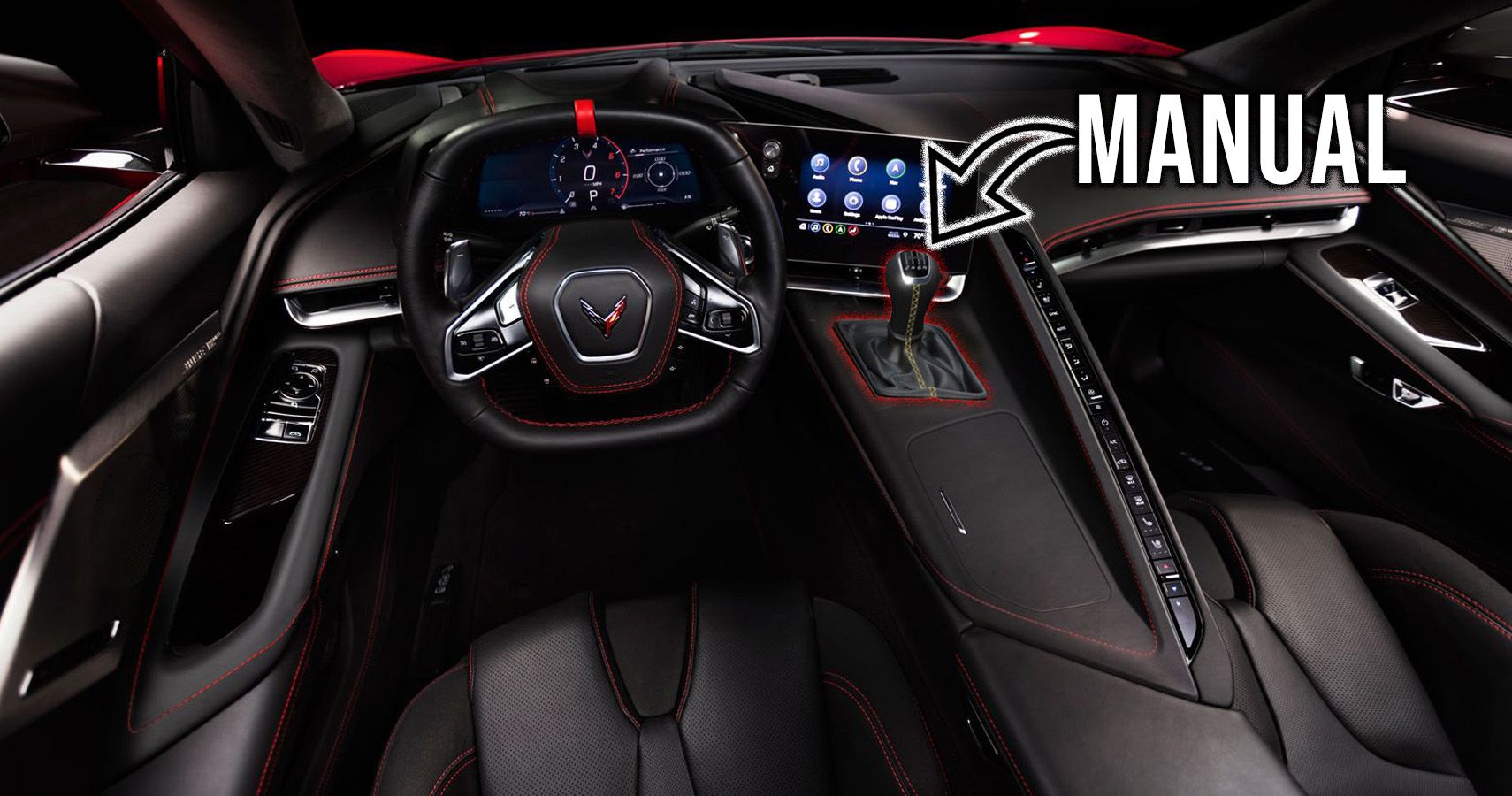 Corvette C8 Interior w/ Manual