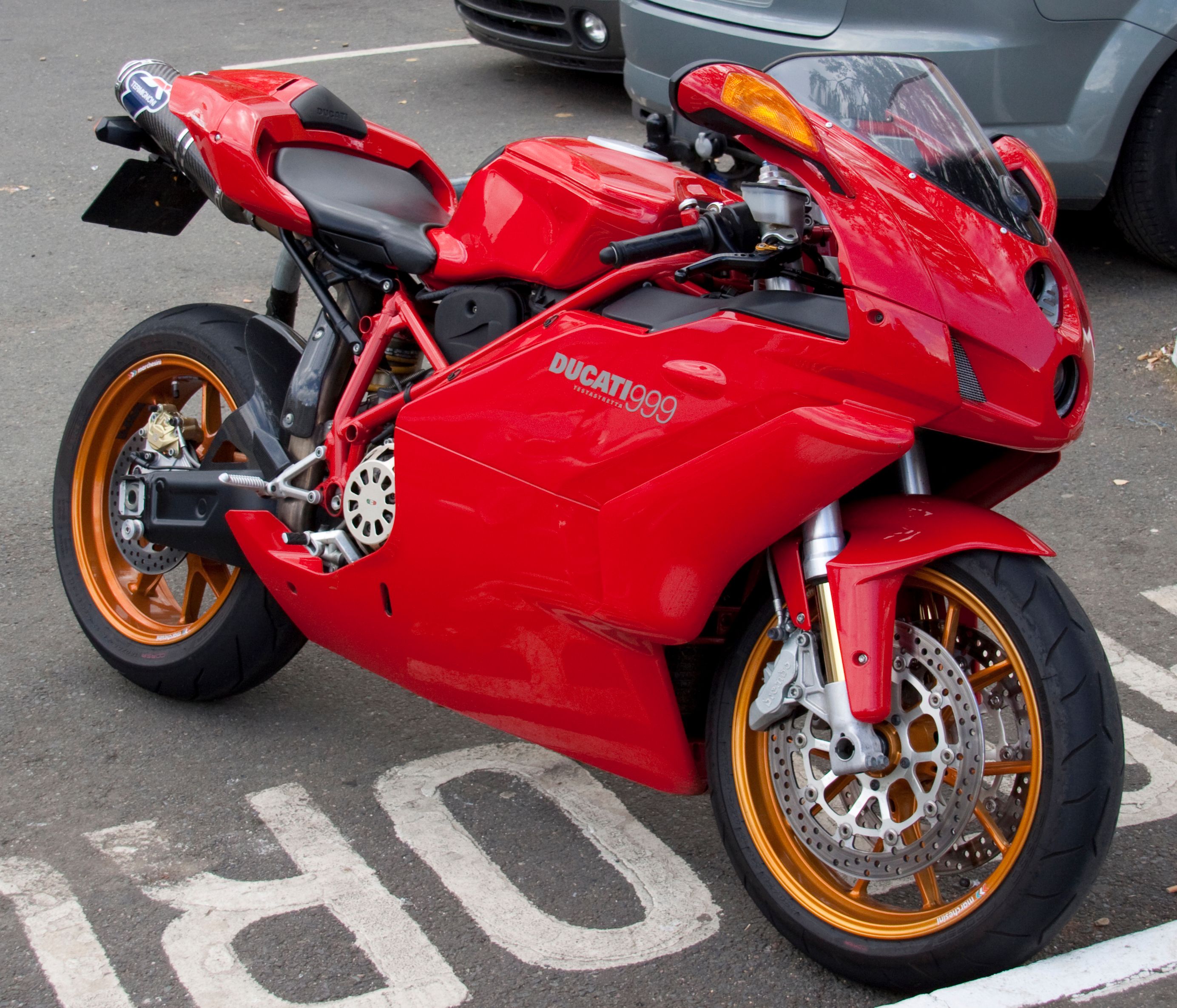 Ducati 999R at a parking