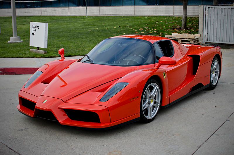 The stunning Enzo Ferrari model