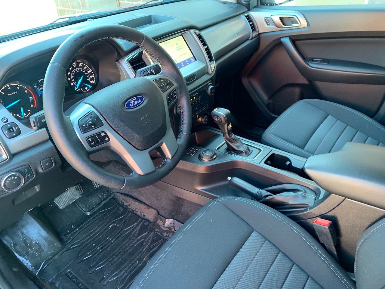 Ford Ranger Lariat interior