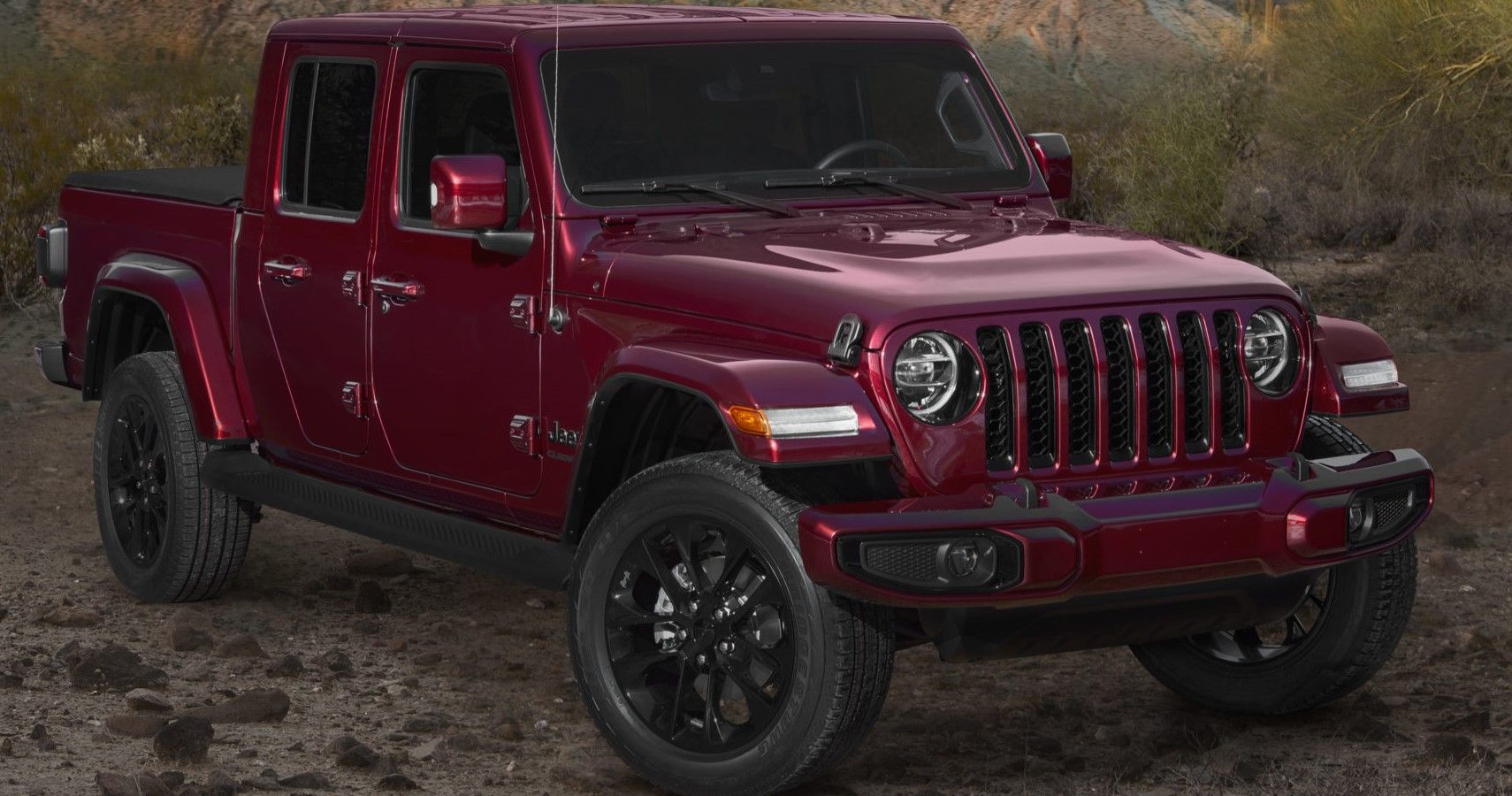 2021 Jeep Gladiator High Altitude front third quarter view