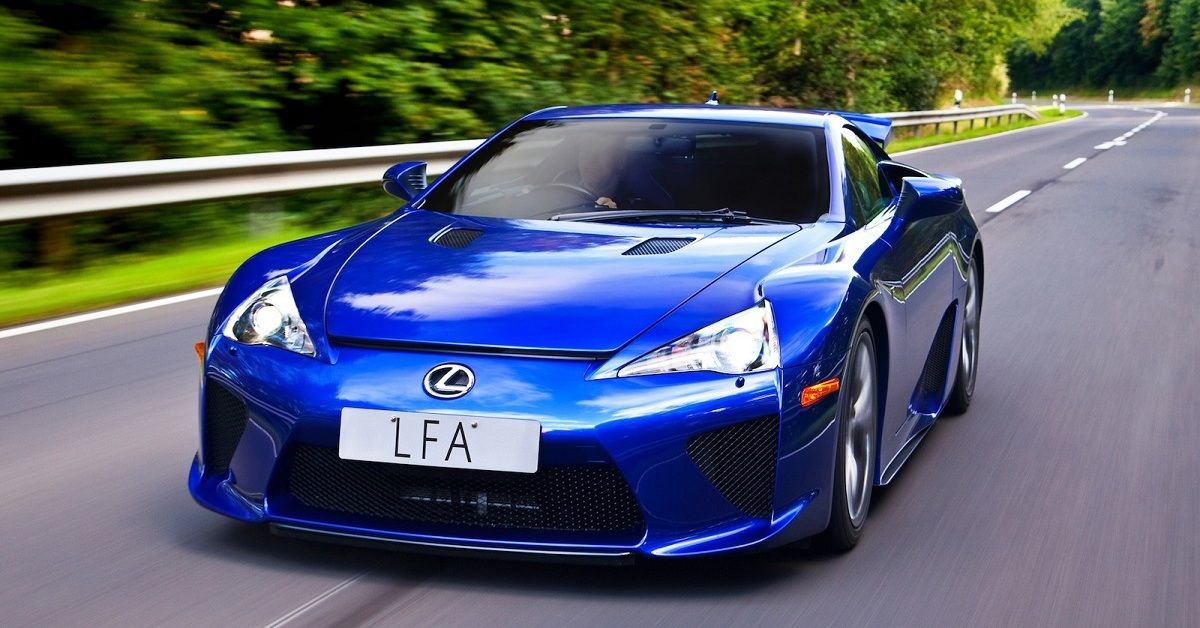 Lexus LFA Blue Front Speed