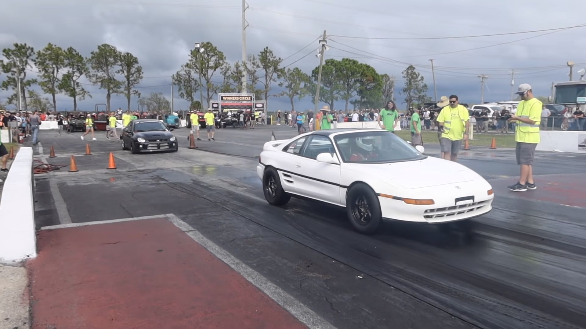 Watch This Twin-Turbo Toyota MR2 Pull Off A Long Wheelie During 8.6s ...