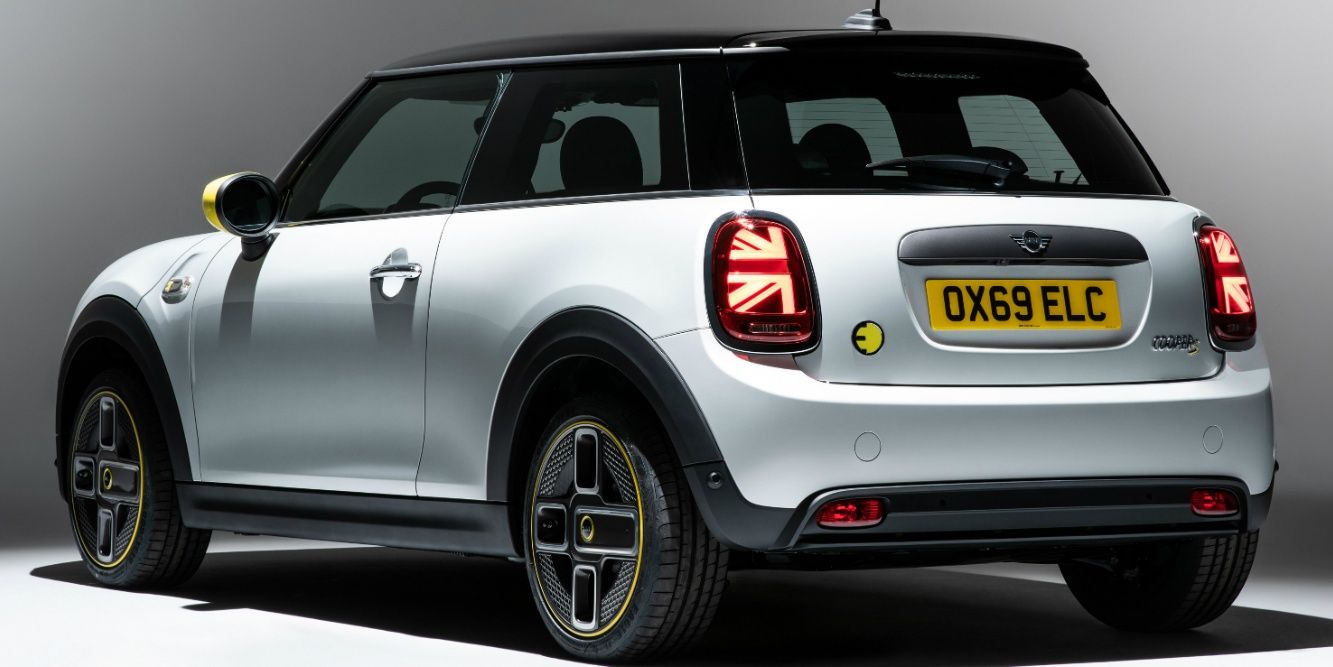 The rear of a Mini Electric
