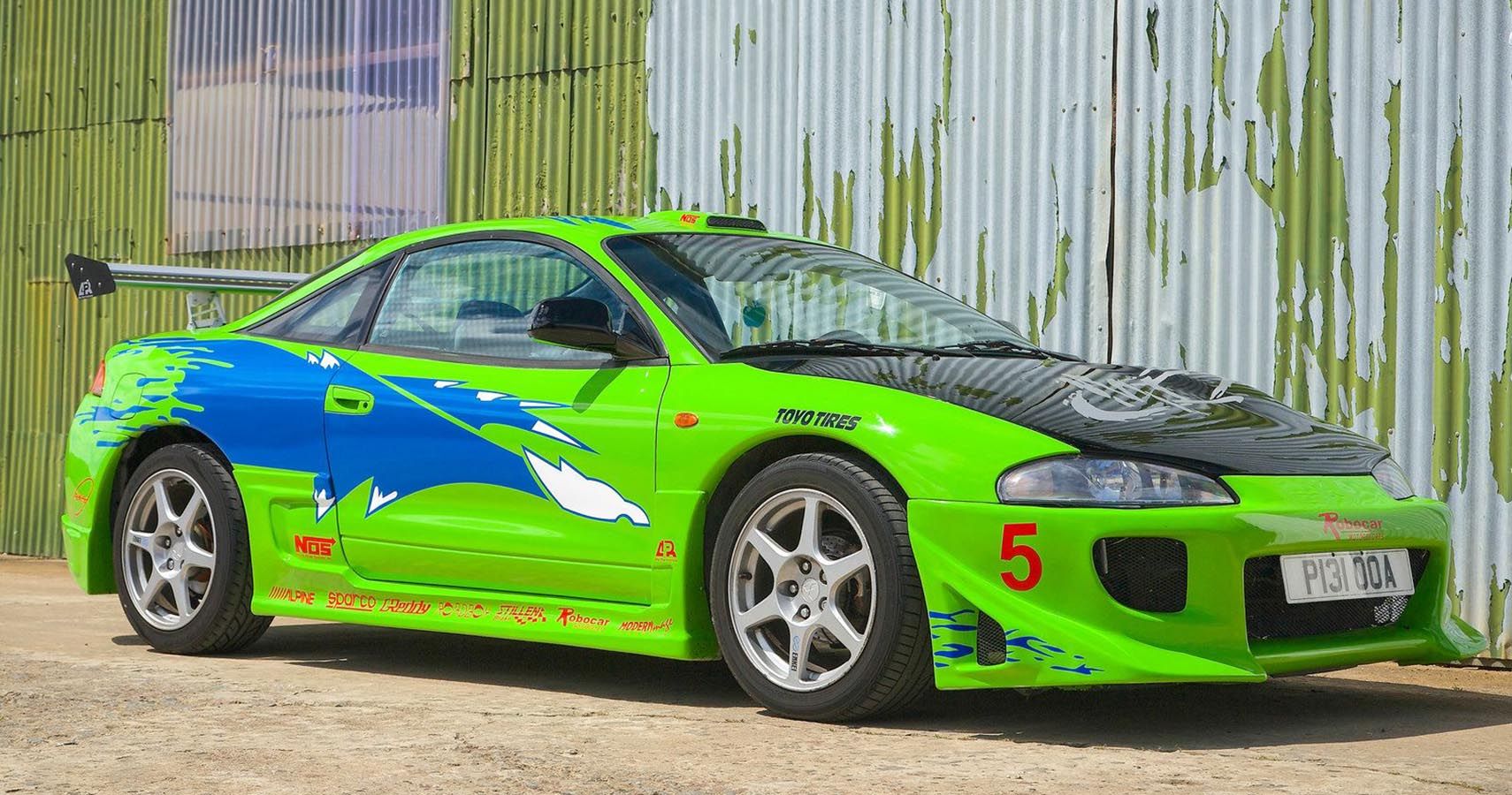 The Stunning Green 1995 Mitsubishi Eclipse Driven By Paul Walker in 