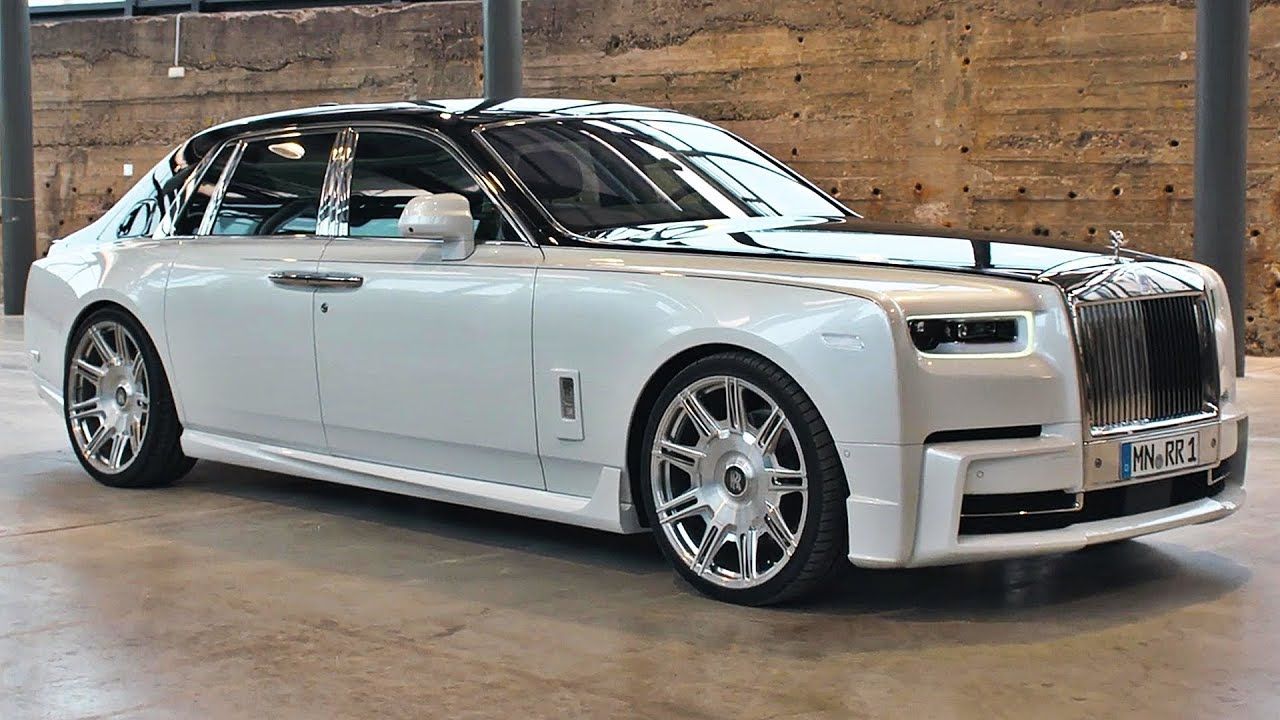 a white Rolls-Royce Phantom