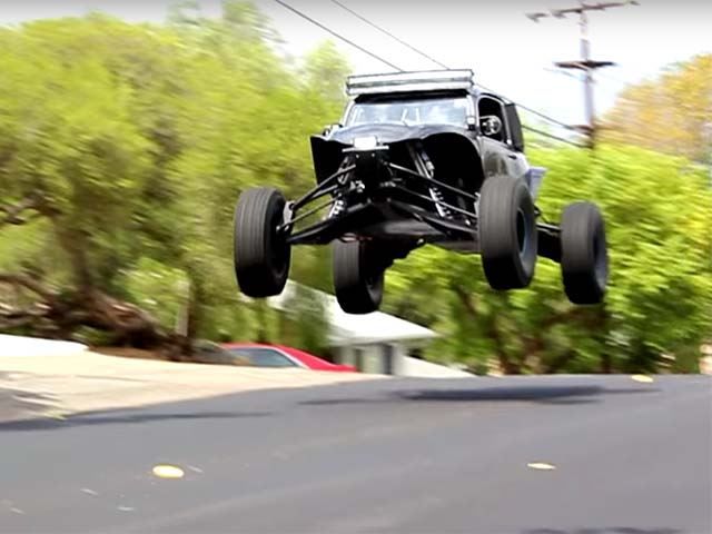 Shark Attack Street Legal Dune Buggy In the Streets of San Diego