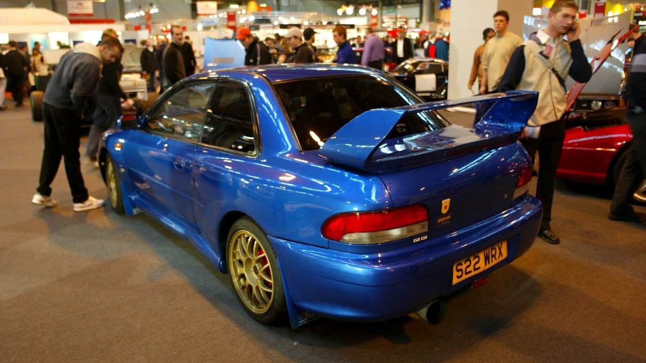 Subaru Impreza 22B STi at a car show