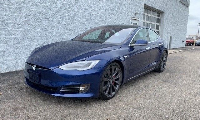 Tesla Model S Performance parked outside