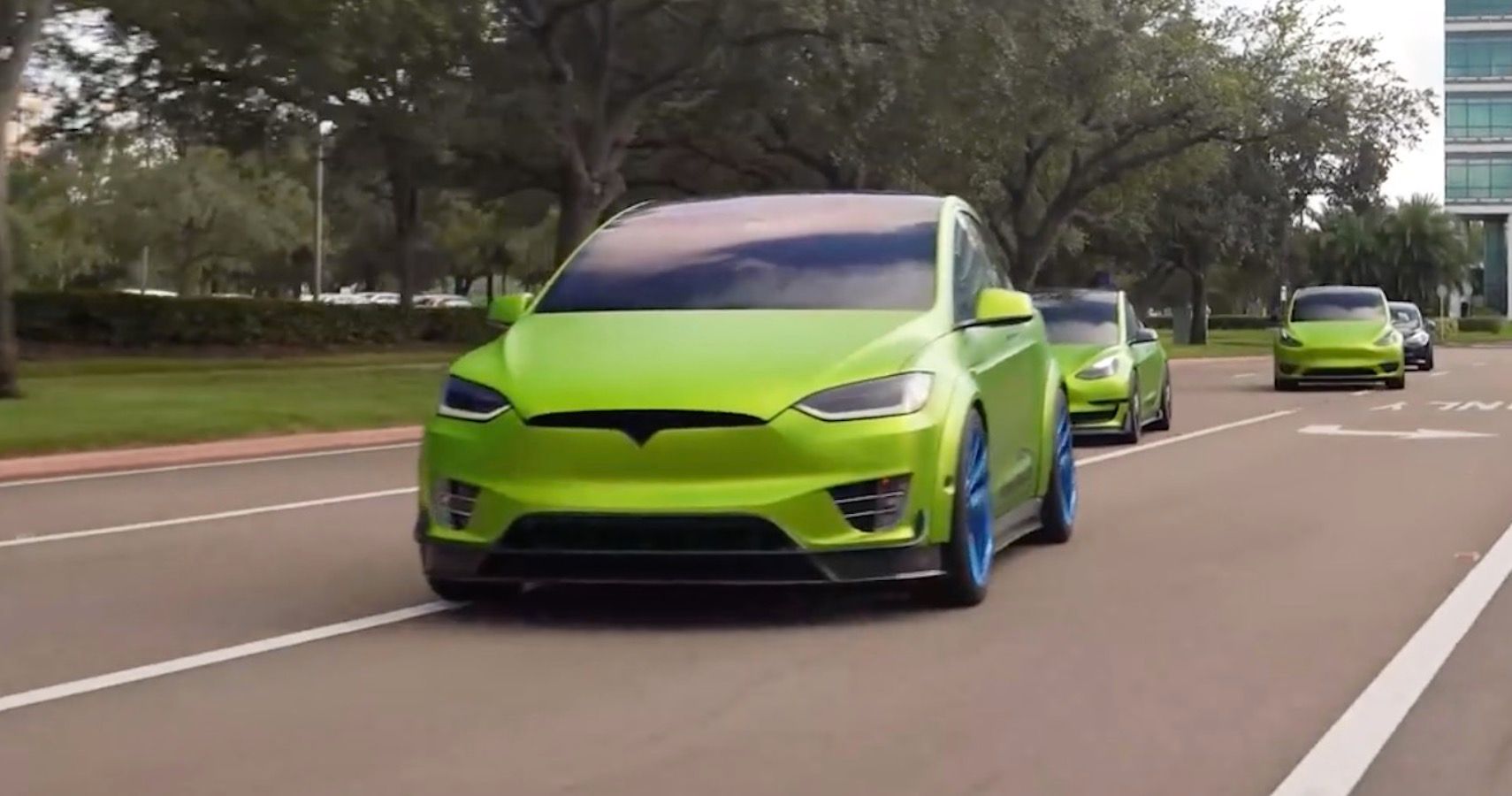 Ludicrously Modified Tesla Model X Hits 121 MPH And A Quarter Mile In