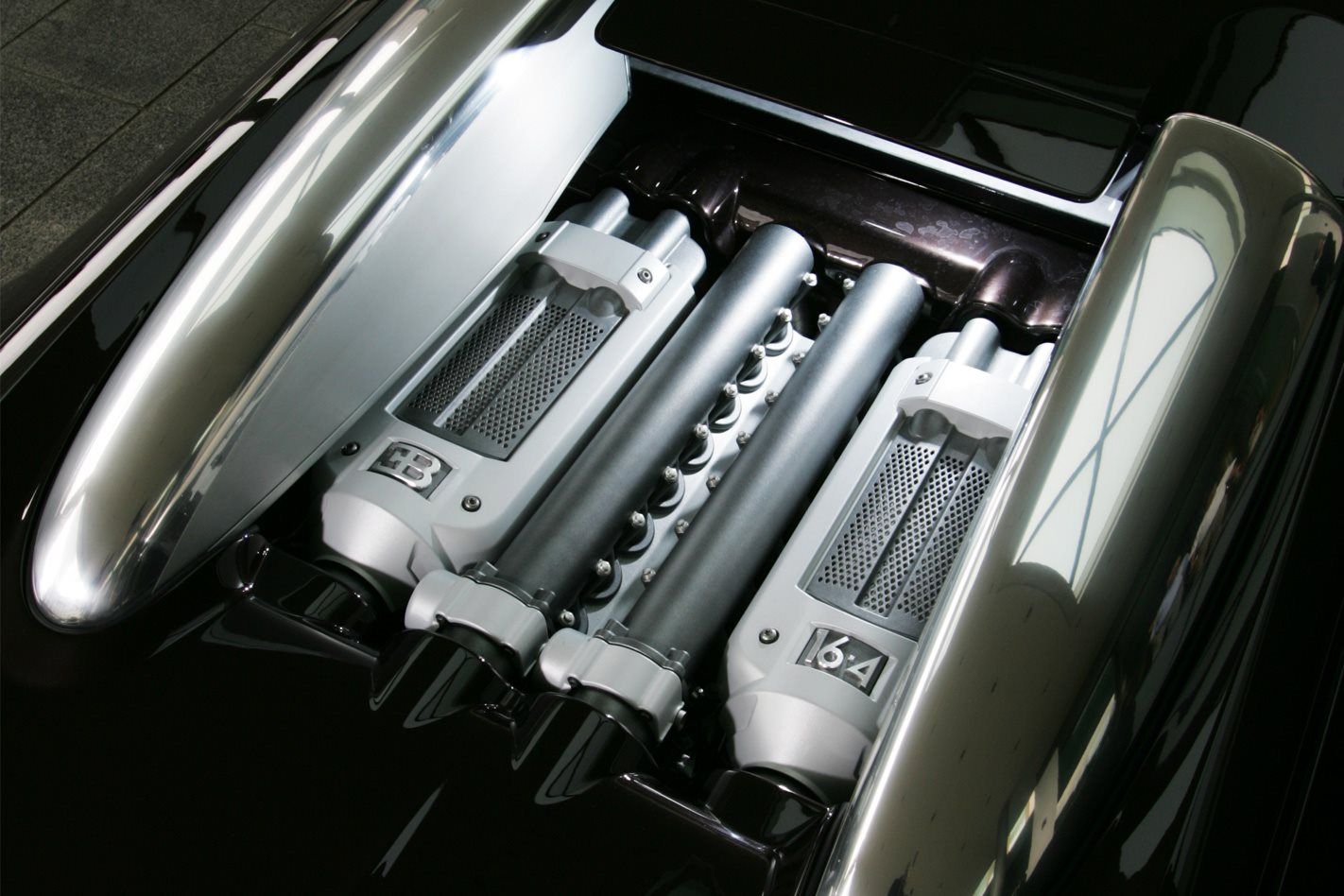 The Veyron had a massive W16 quad turbo engine