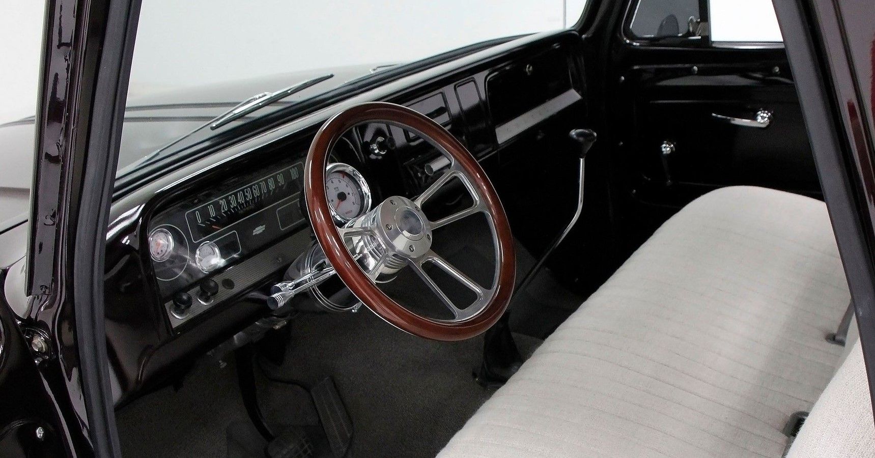 1965 Chevrolet C10 interior view