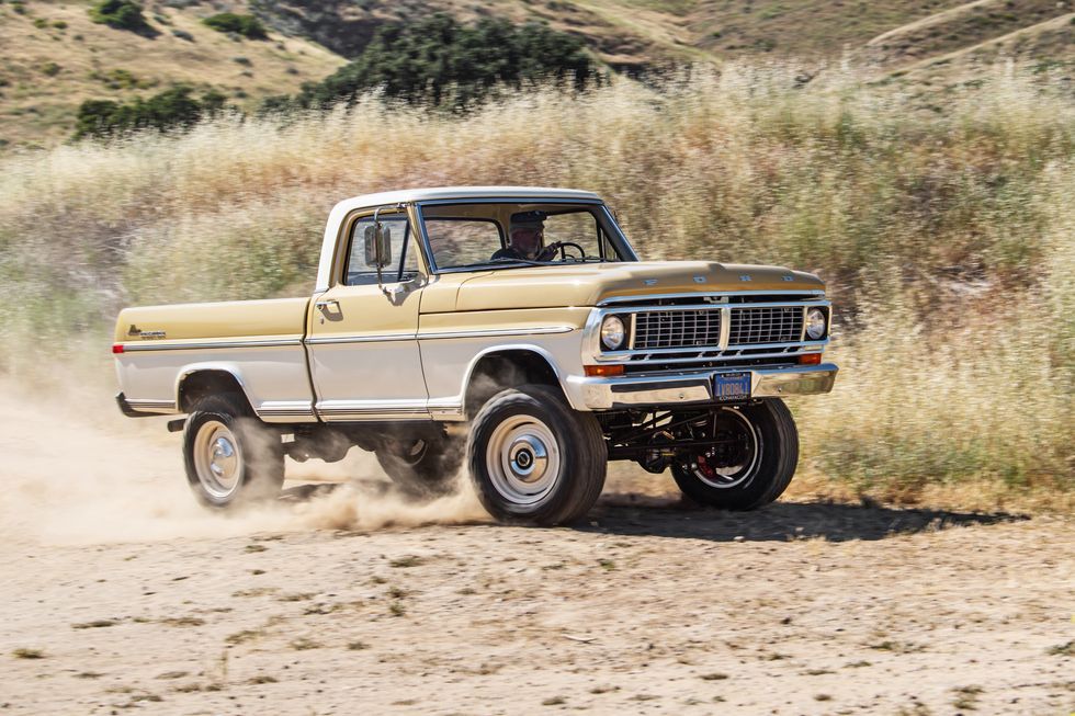 The 1970 Ford F100 is as classic country as it can get.