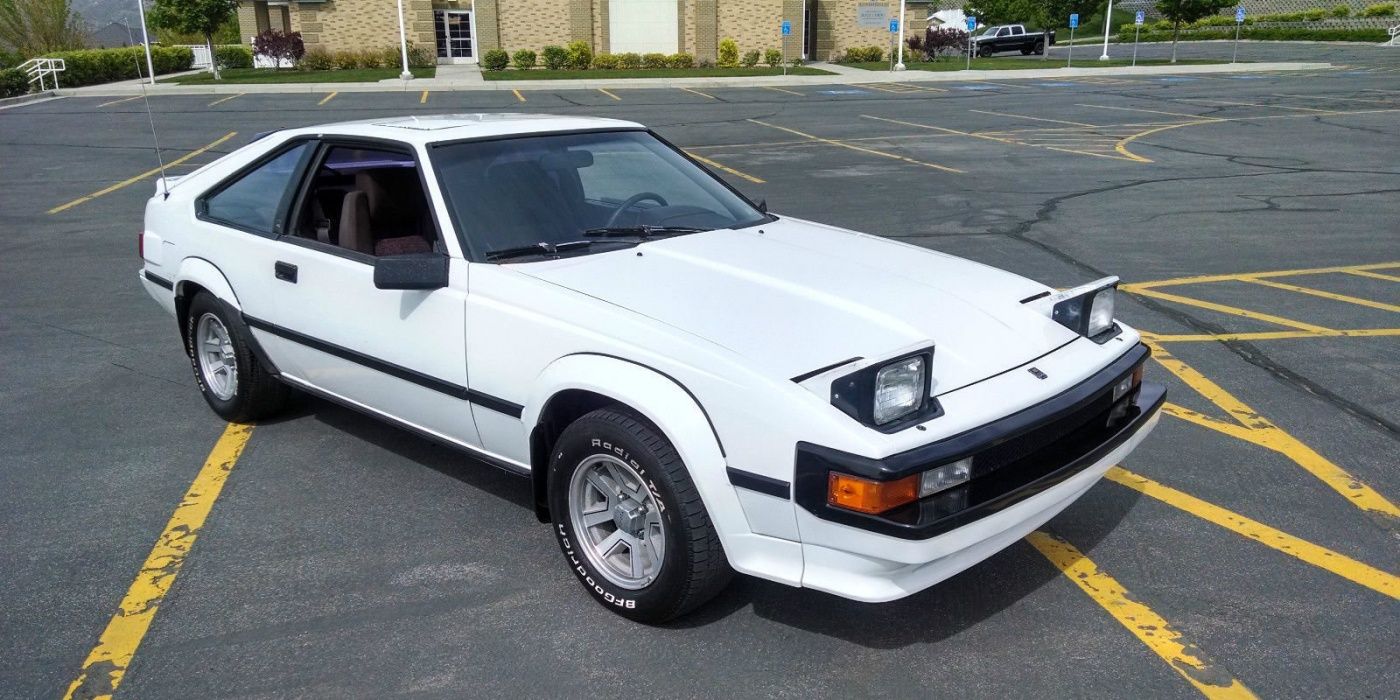 White 1982 Toyota Supra