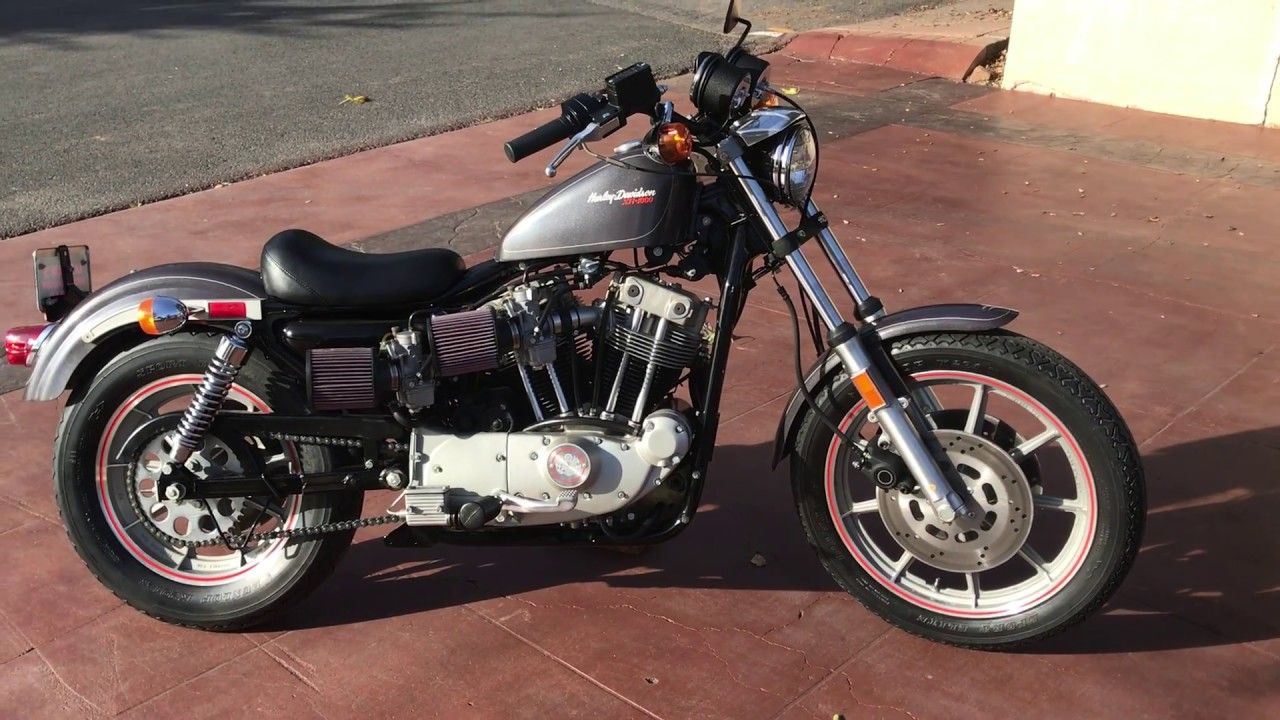 1983 Harley Davidson XR-1000 parked outside