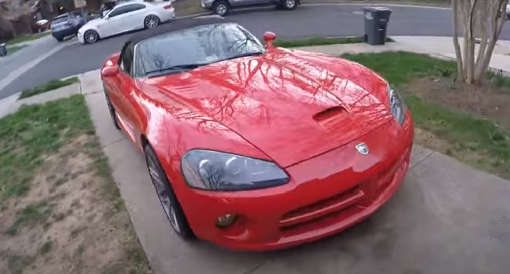 2006 Dodge Viper parked on driveway