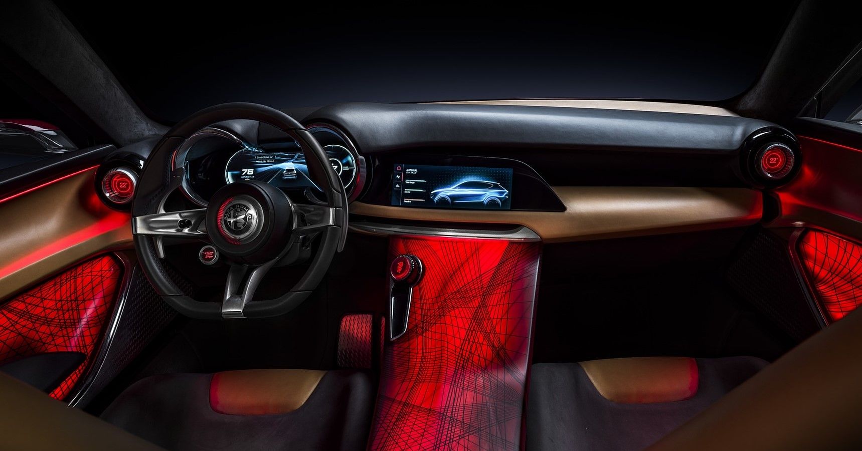 2021 Alfa Romeo Tonale dashboard view
