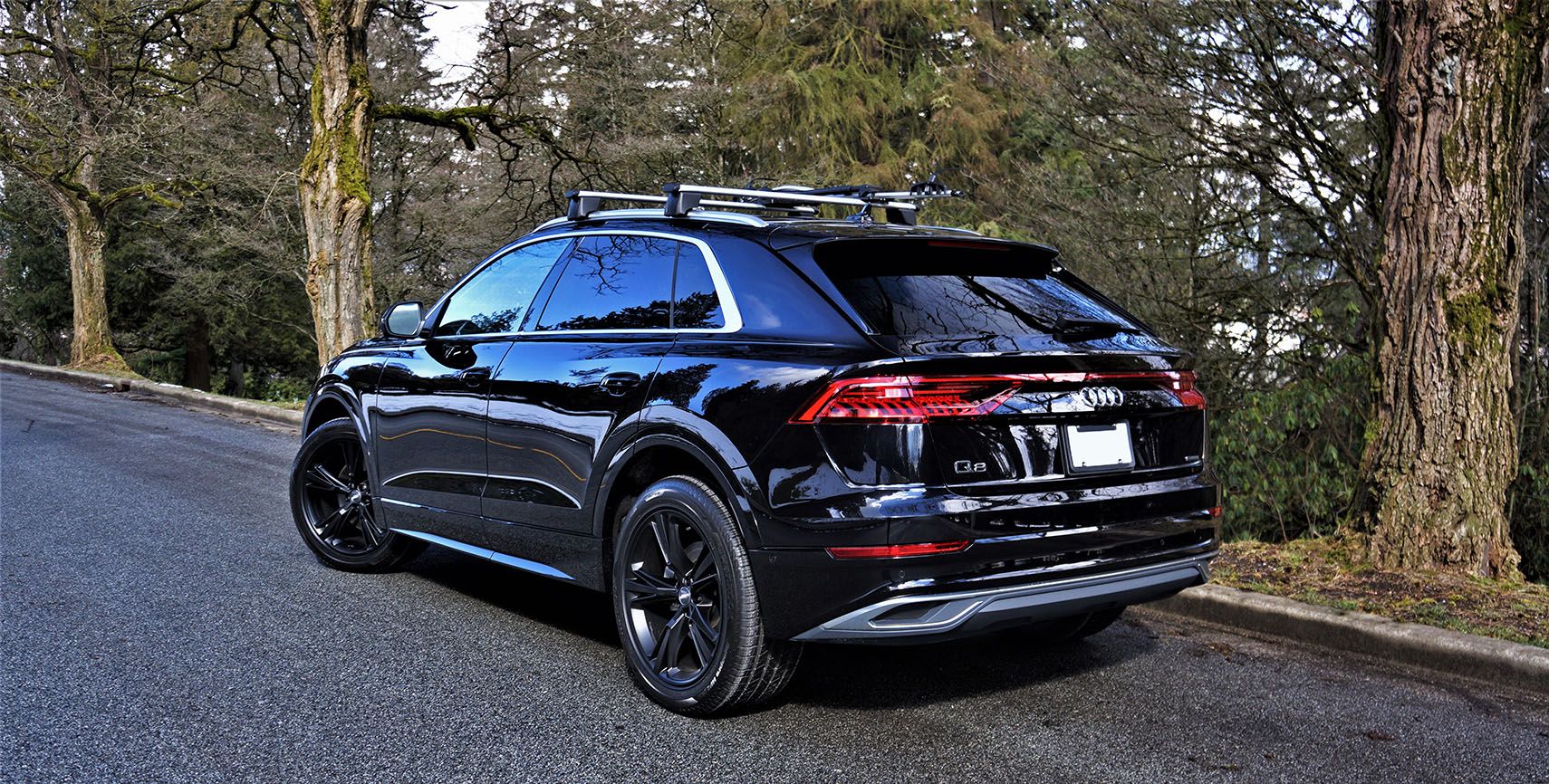 Audi's Q8 looks fabulous from all angles.