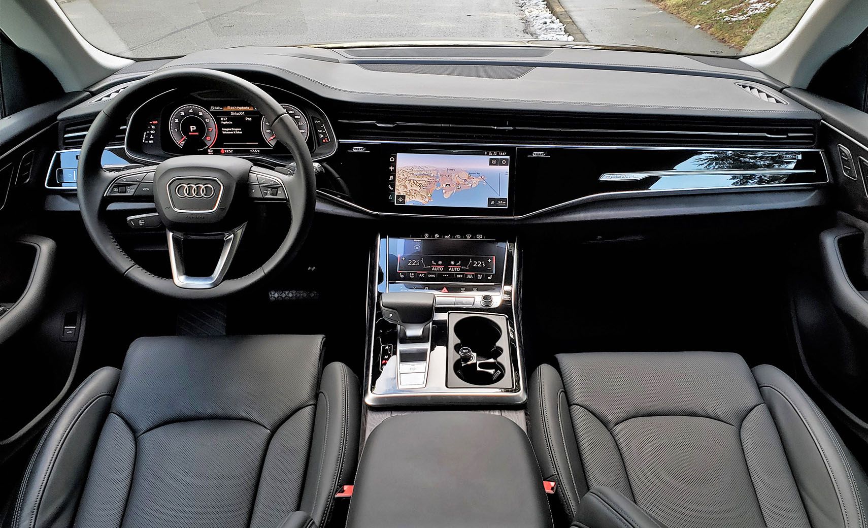 You'll be hard pressed to find anything about the Q8 interior to criticize.