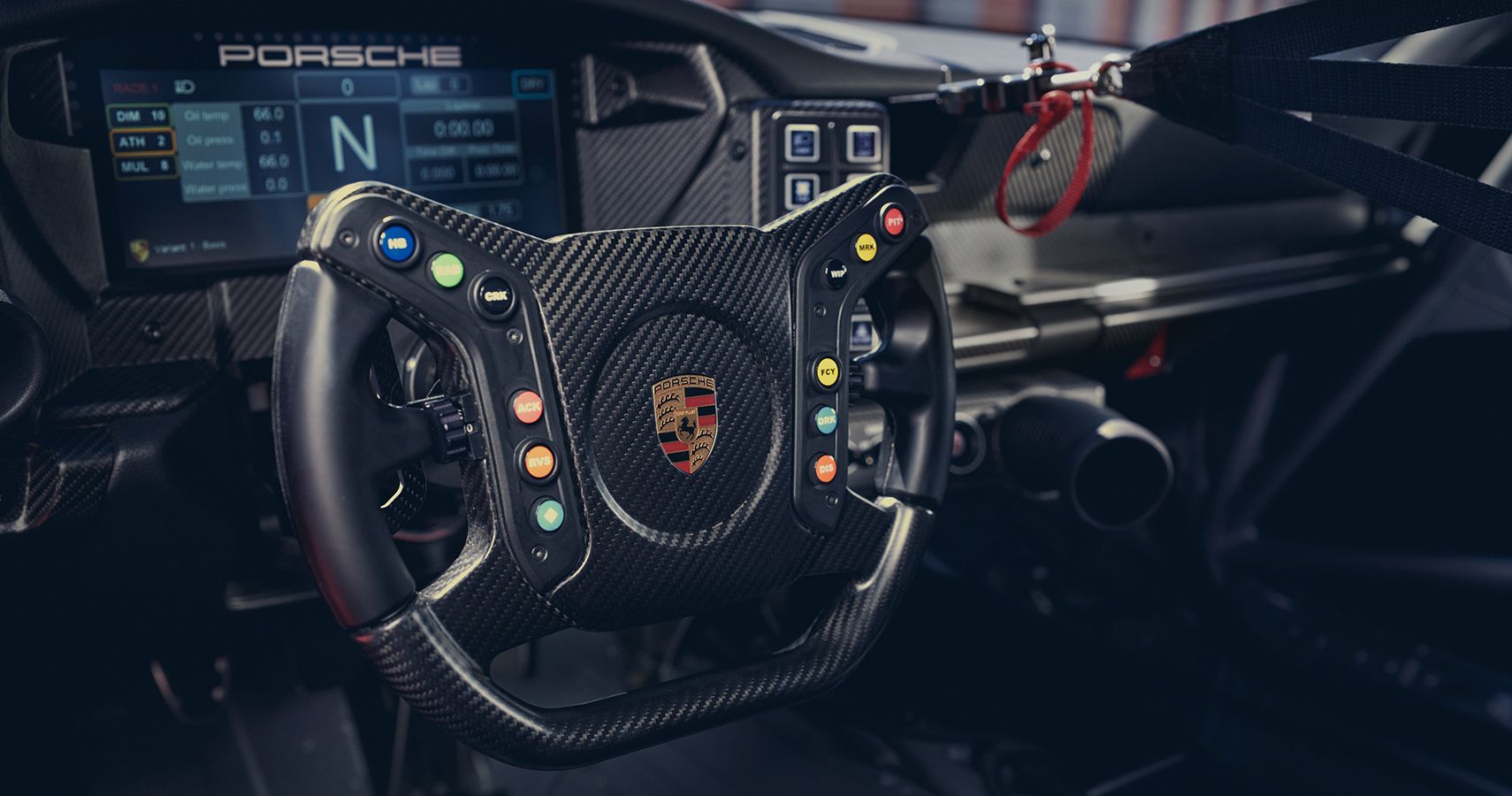 2021 Porsche 911 GT3 Cup steering wheel