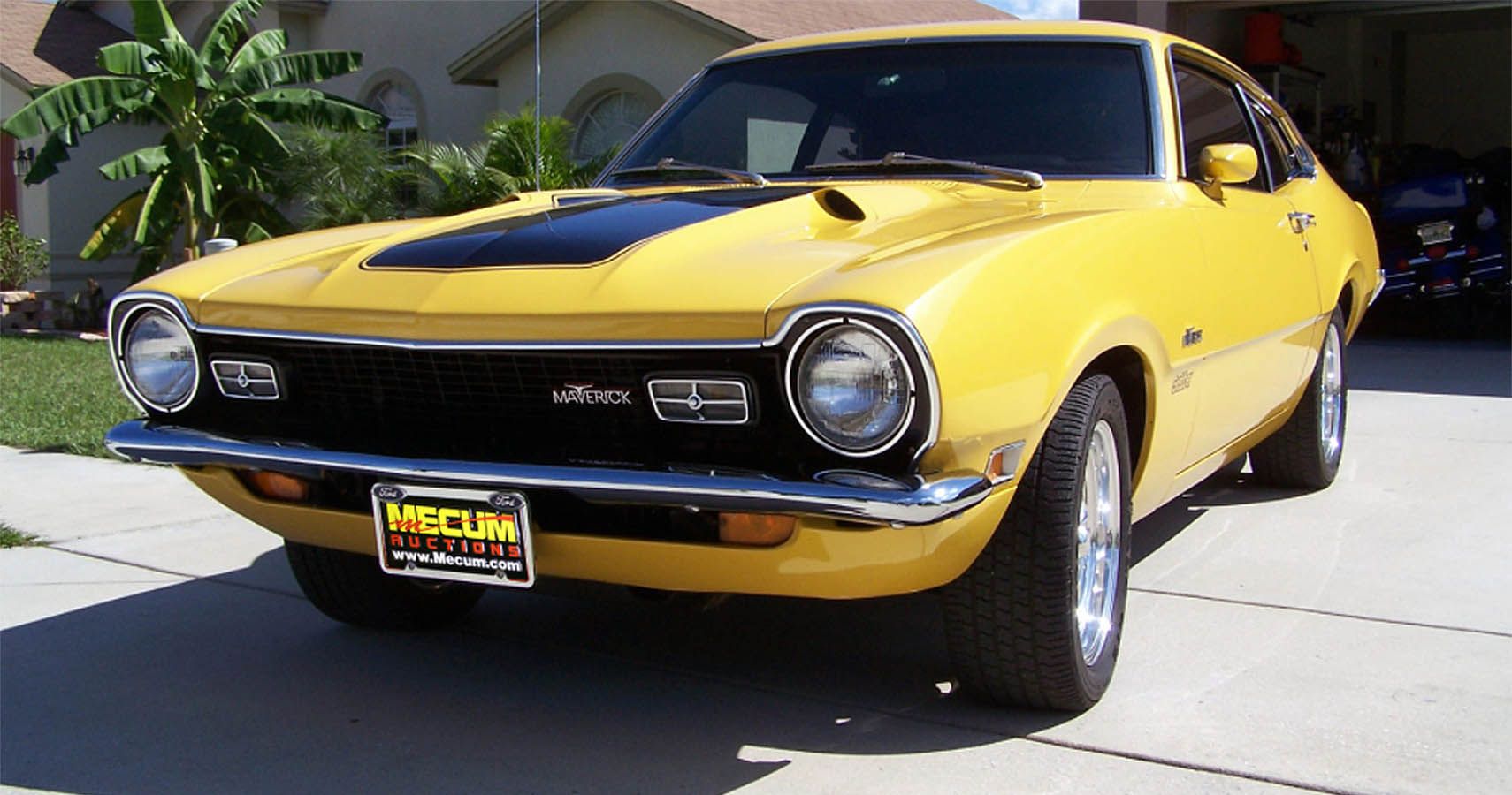 1971 Ford Maverick yellow