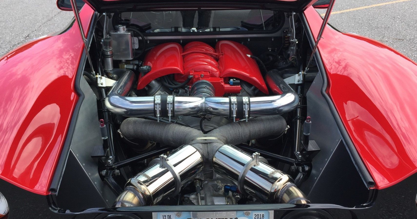 Factory Five Racing GTM engine bay view