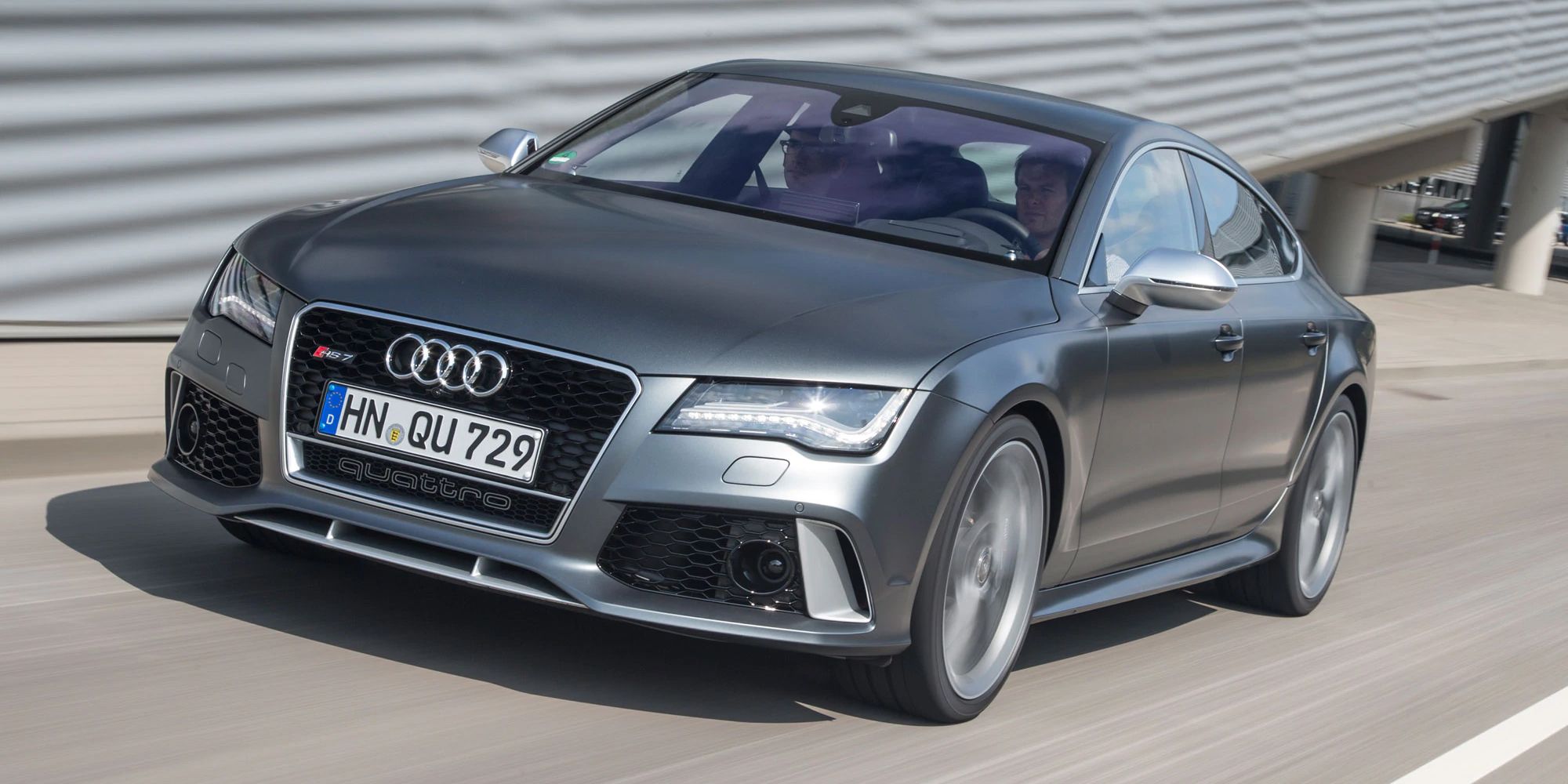 The front of the RS7