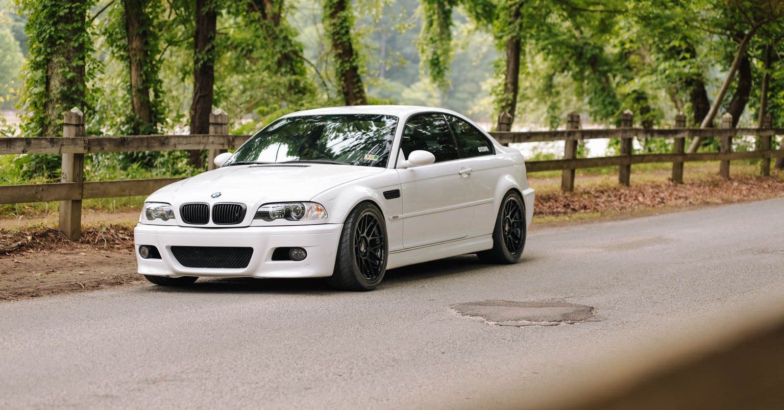 BMW e46 White