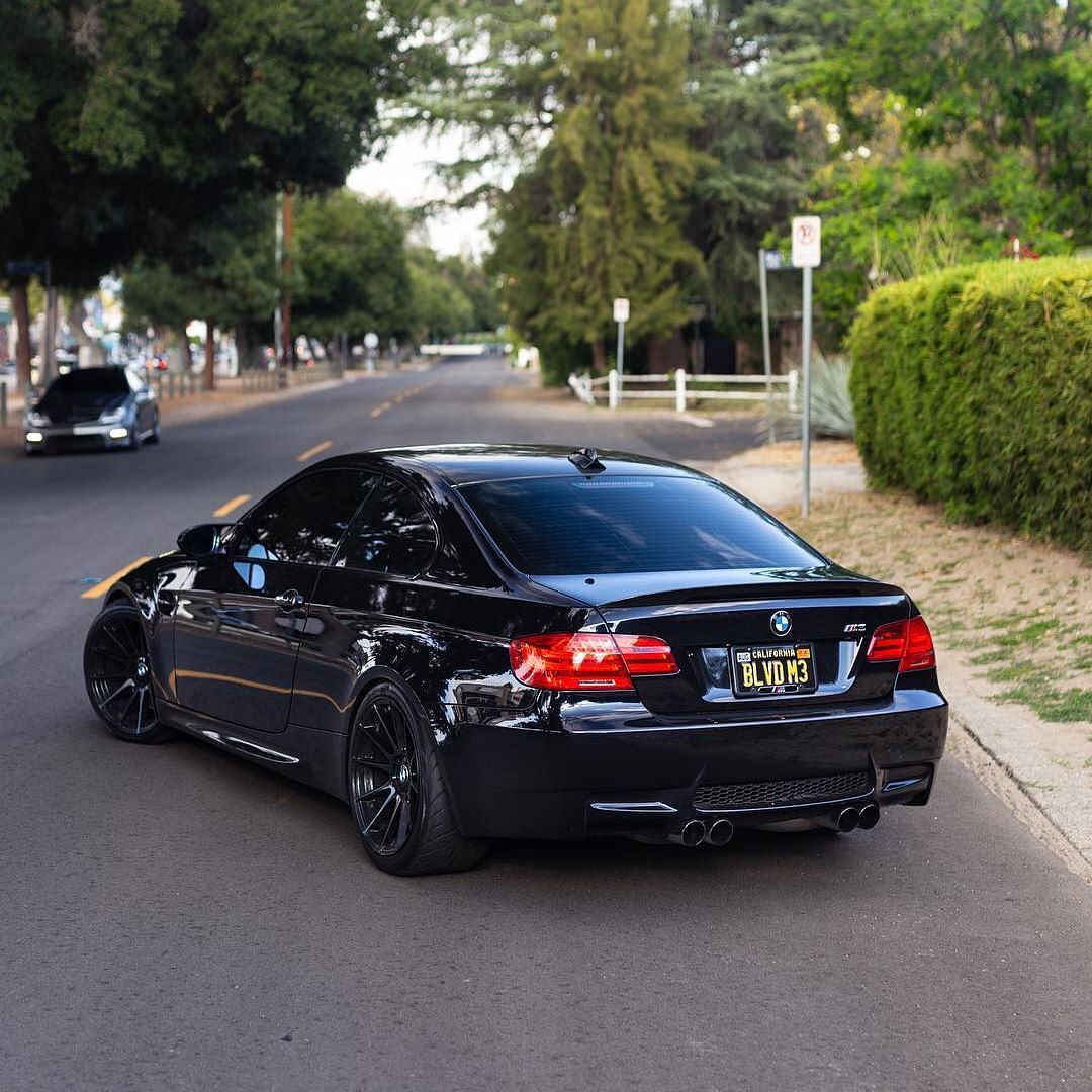 BMW E92 M3 parked on the road