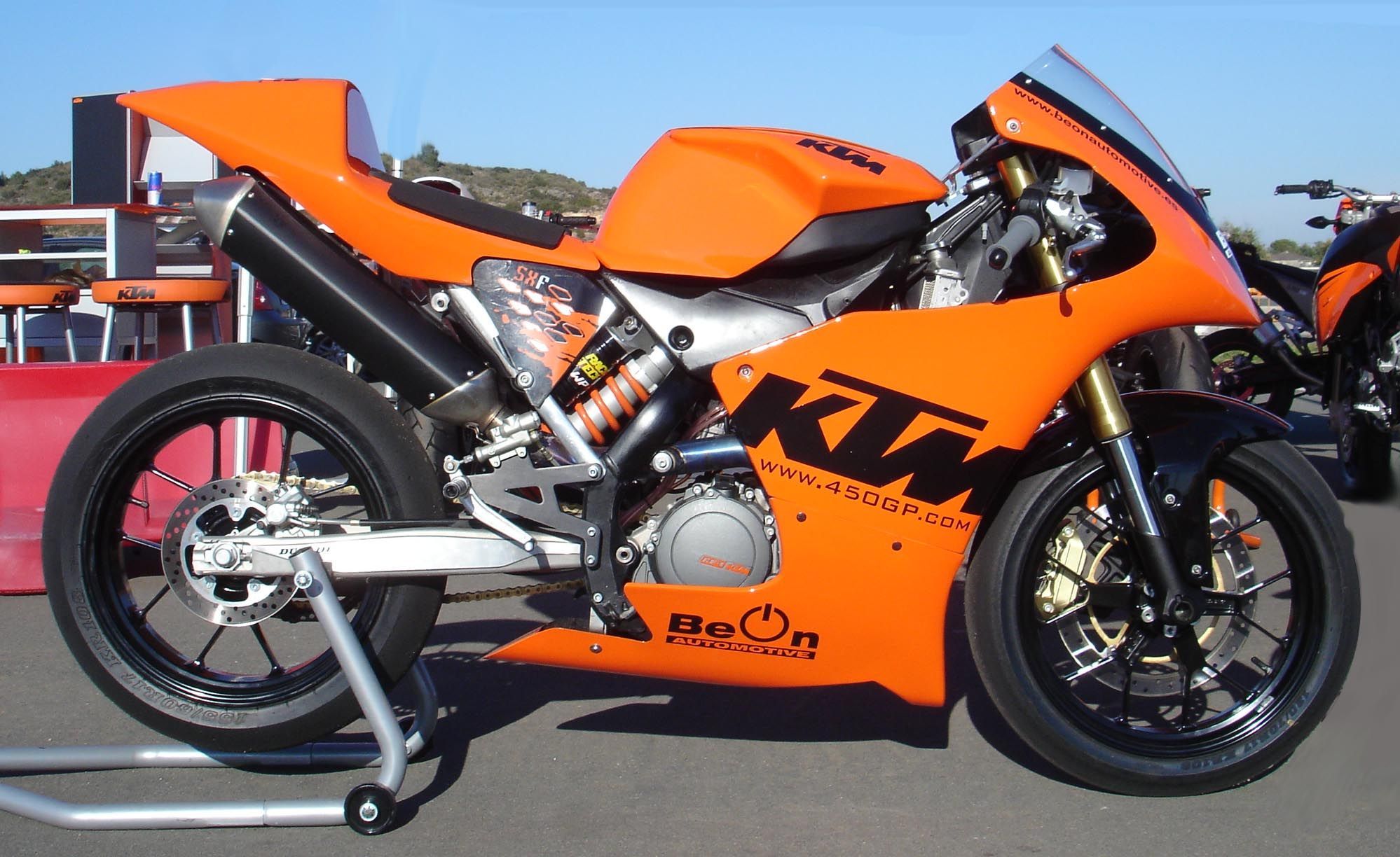 BeOn 450 GP SuperSingle Kit on a KTM motorcycle