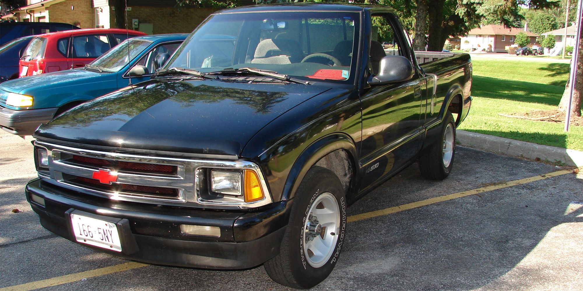 The front of the Chevy S-10