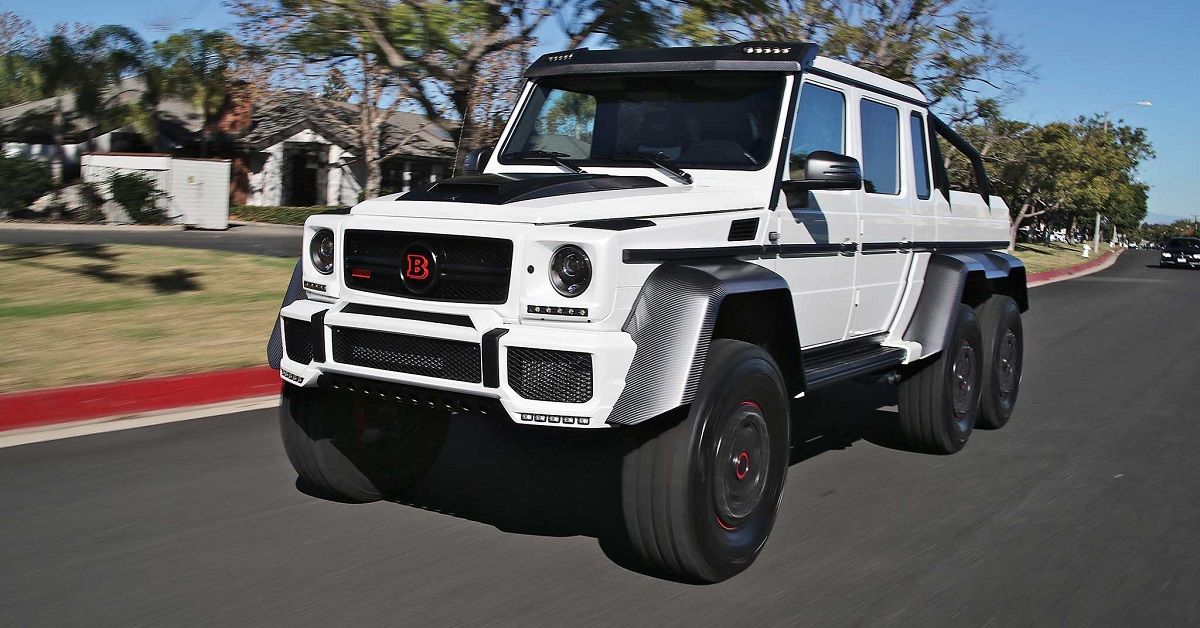 A detailed look at Dan Bilzerian's Mercedes G63 AMG 6x6 by Brabus