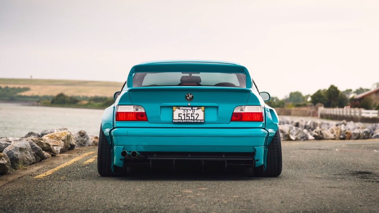 Check Out This Wide Body E36 Bmw Built By A 16 Year Old