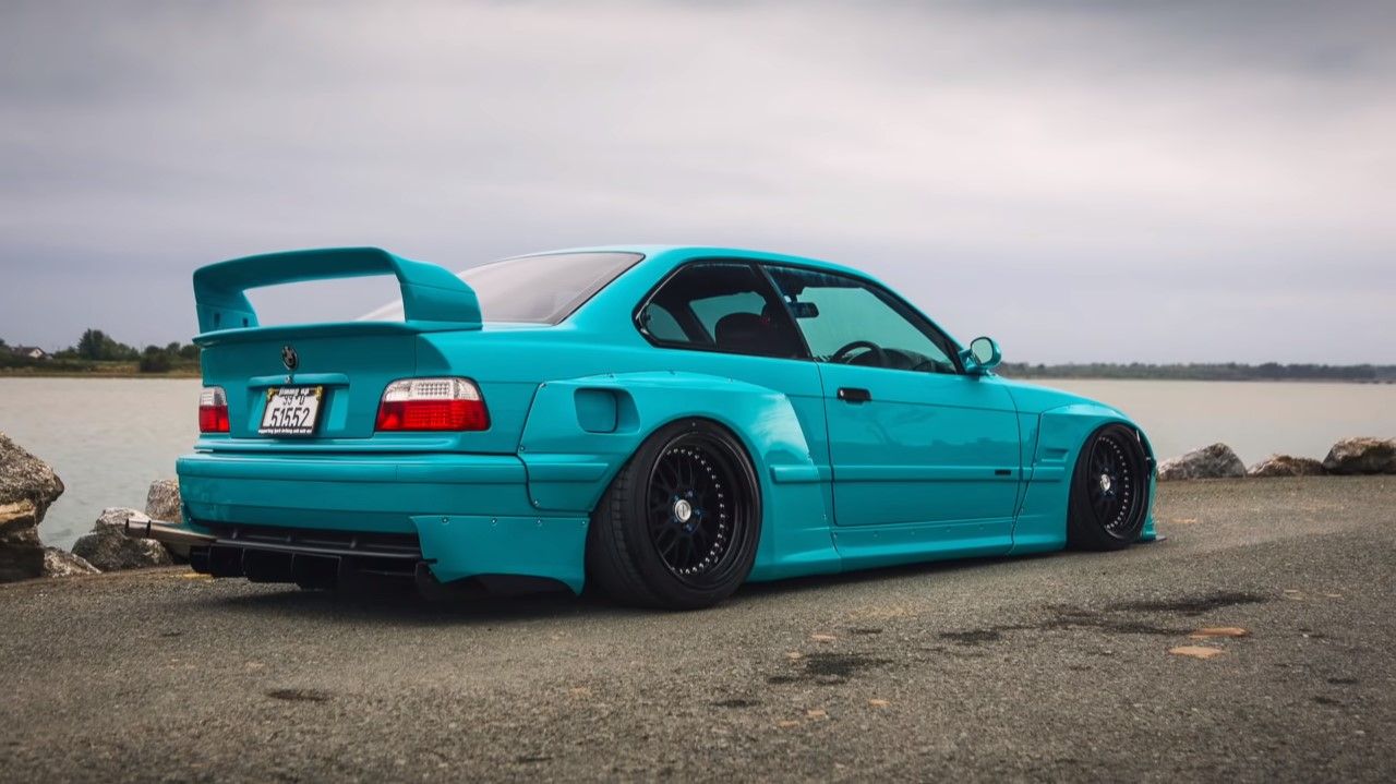 Check Out This Wide Body E36 Bmw Built By A 16 Year Old