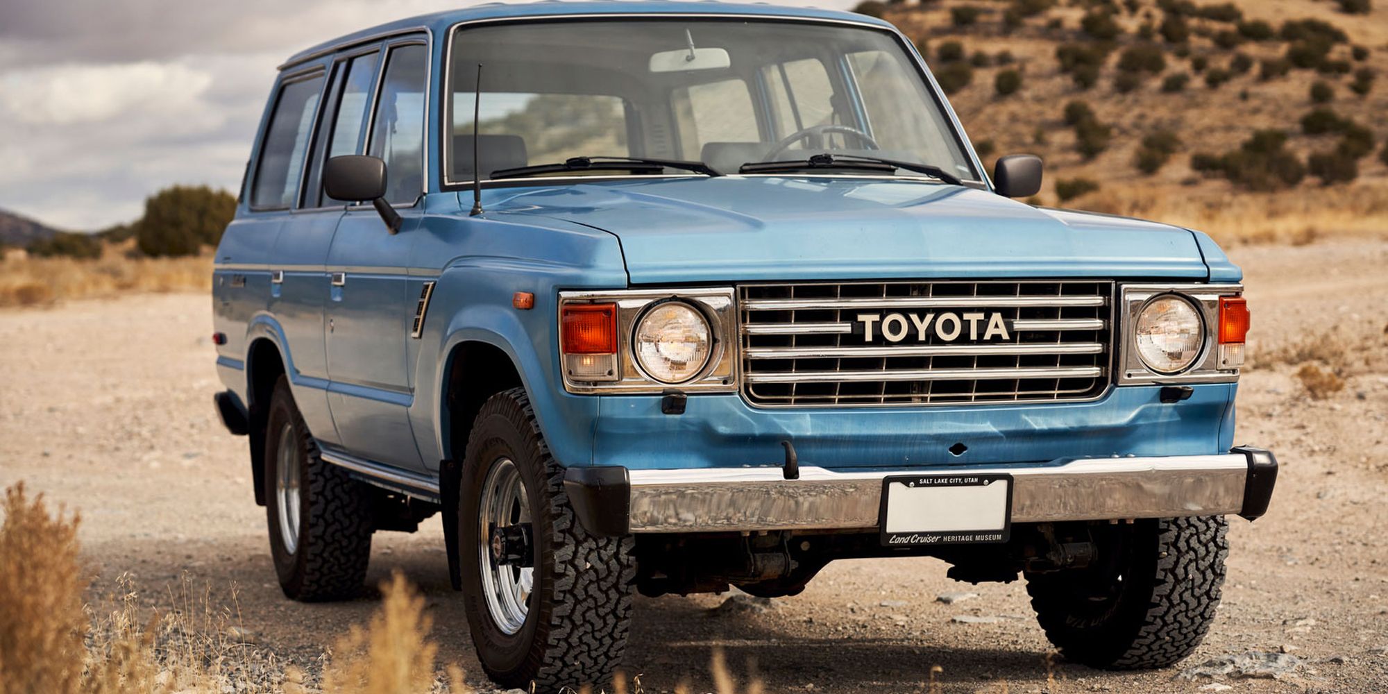 The front of the FJ62 Land Cruiser