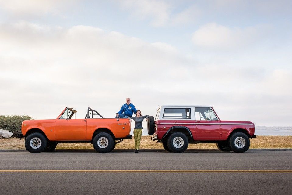 The Ford Bronco and the IH Scout seemed like carbon copies of each other.