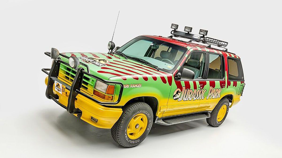 Ford Explorer from Jurassic Park film steven speilberg 1993 Petersen Museum car