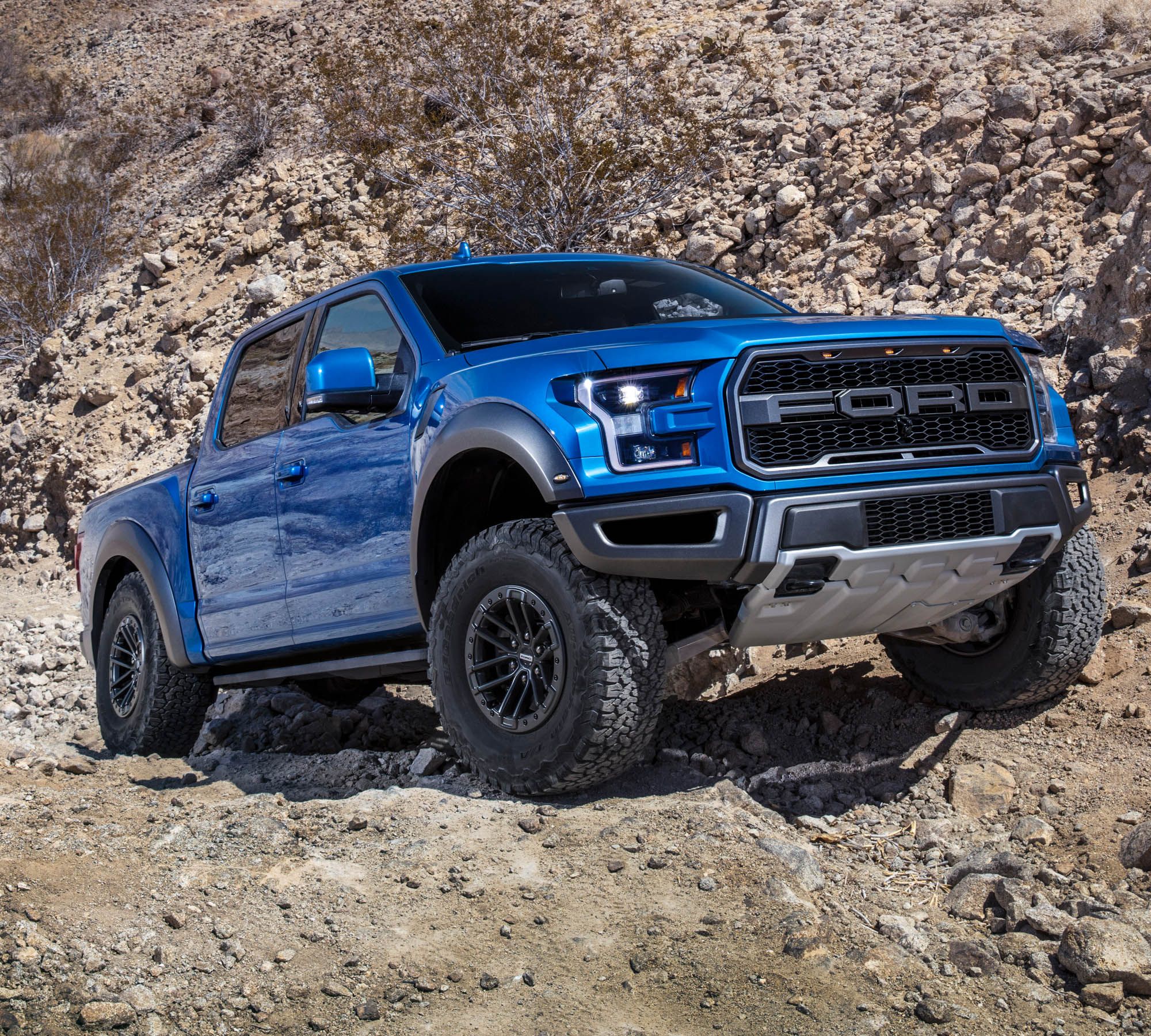 Ford SVT Raport Specialty Pickup, blue coloured, offroad