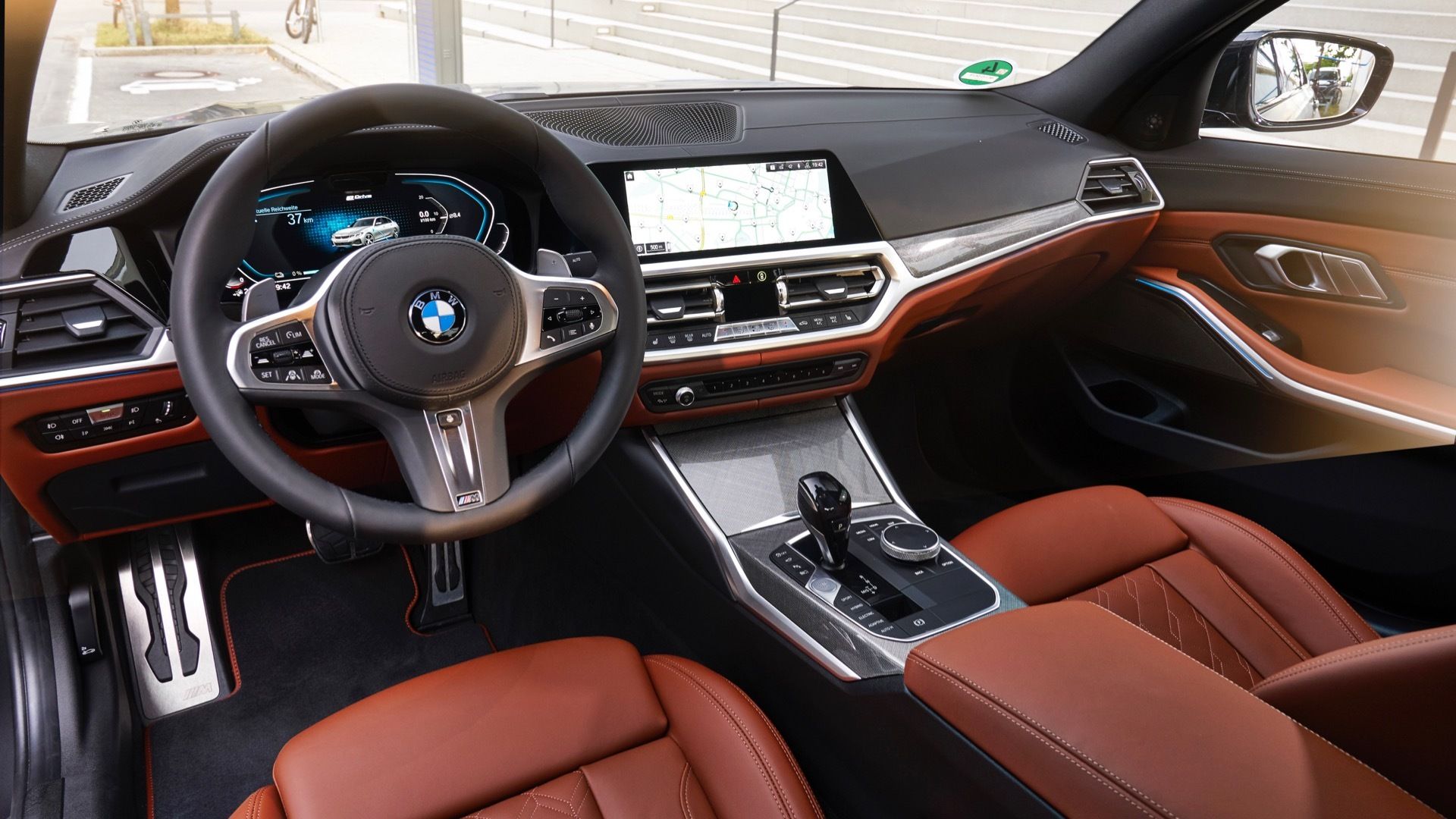 Interior of 2021 BMW Hybrid