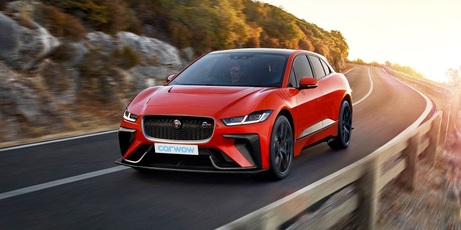 Jaguar I-Pace on the road