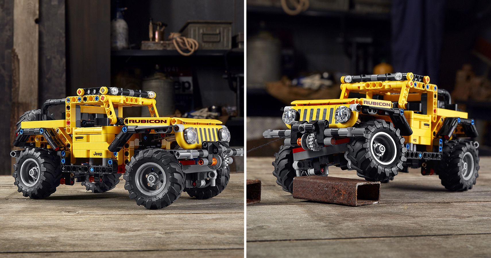 Build The Jeep Wrangler Rubicon In LEGO Technic Form