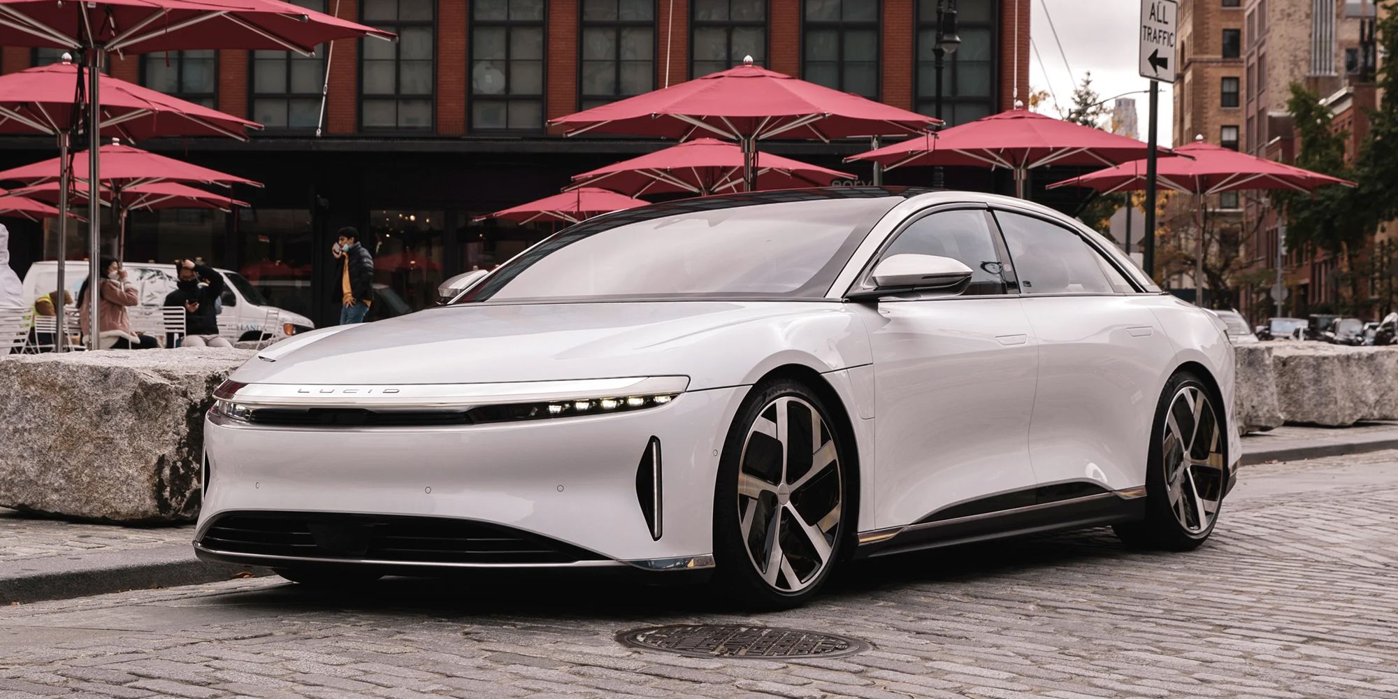 The front of the Lucid Air